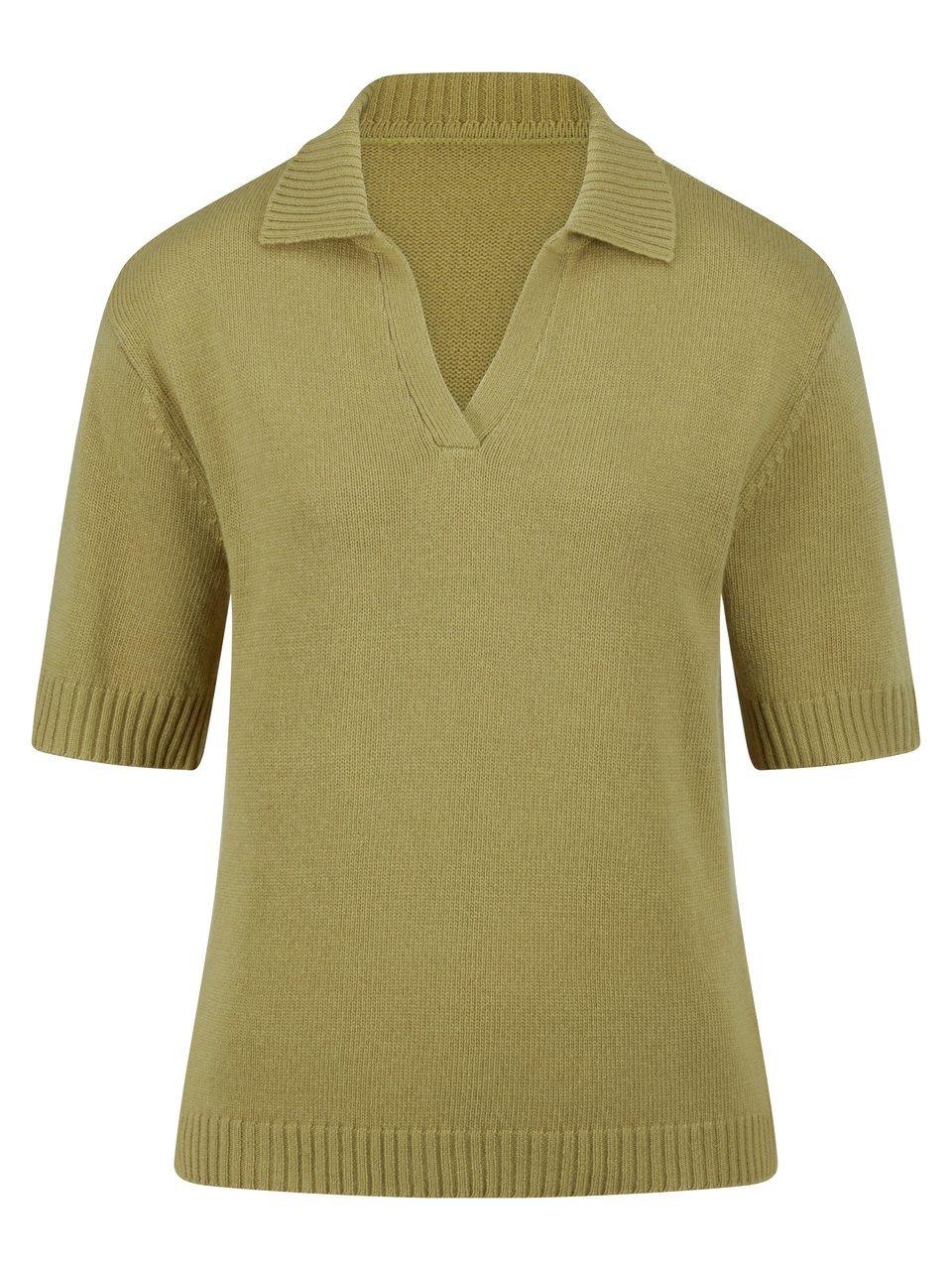 Pullover Polokragen Peter Hahn grün günstig online kaufen