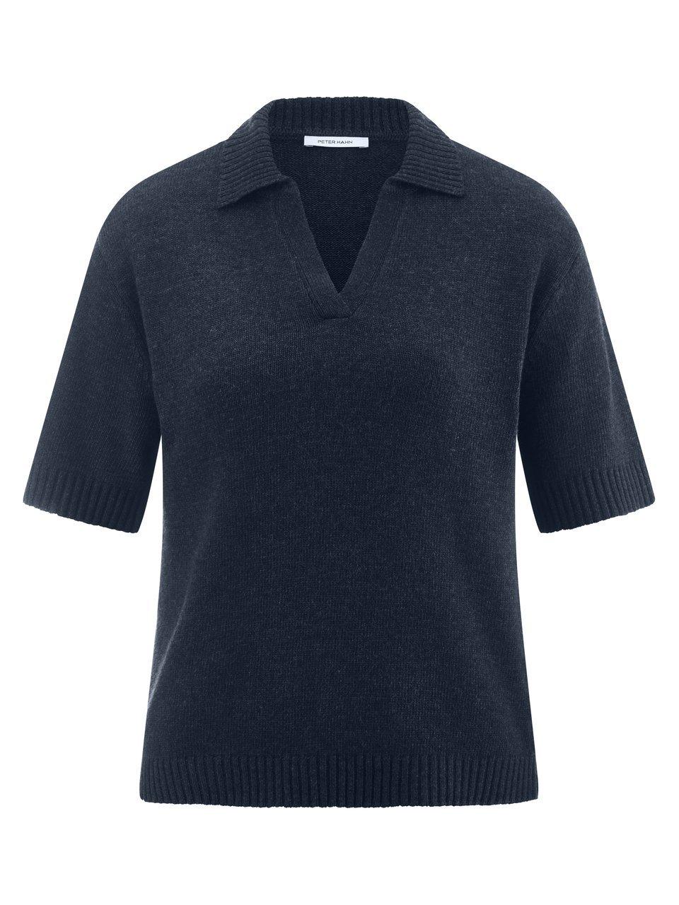 Pullover Polokragen Peter Hahn blau günstig online kaufen