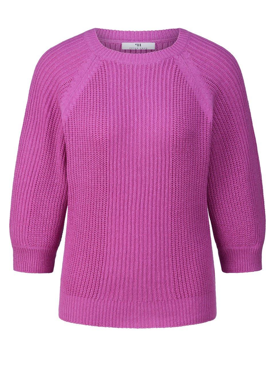 Rundhals-Pullover Peter Hahn pink günstig online kaufen