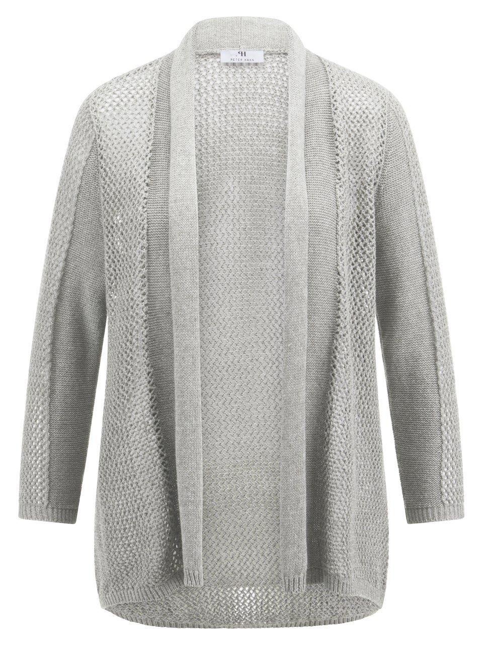Strickjacke 3/4-Arm Peter Hahn grau günstig online kaufen