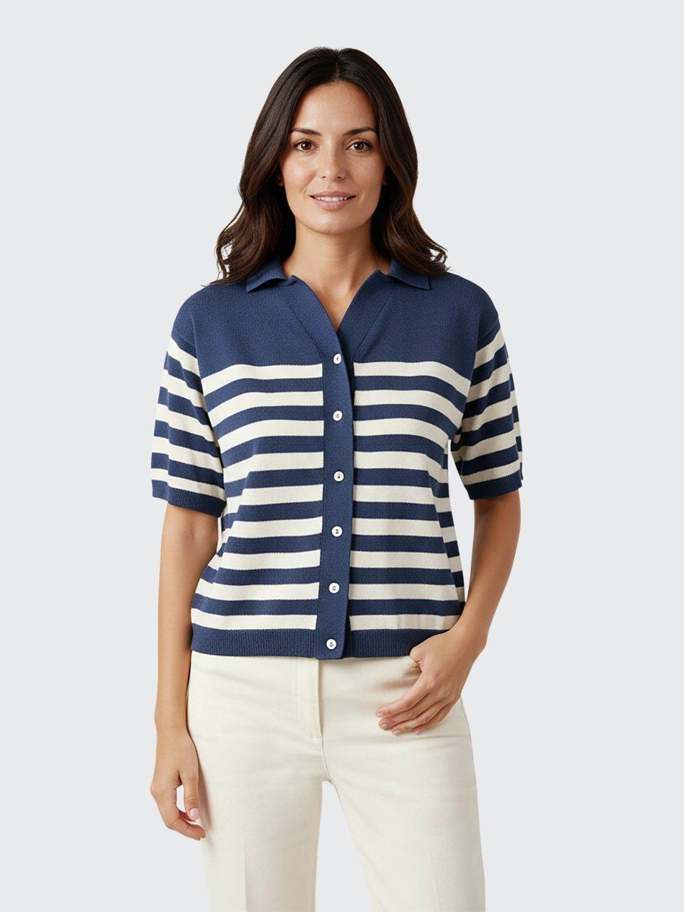Peter Hahn - Polo-Strickjacke