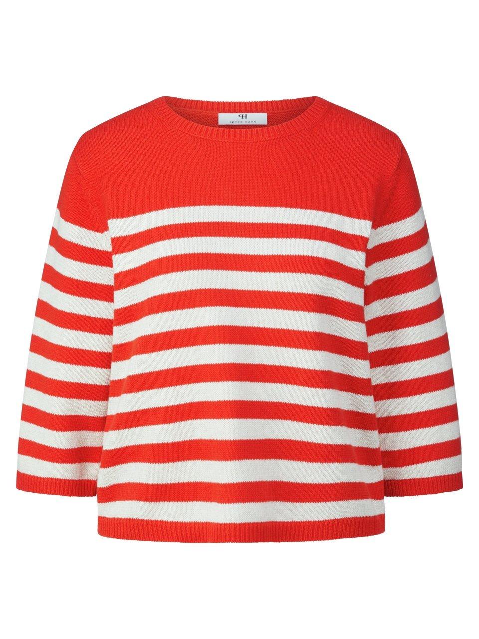 Rundhals-Pullover Peter Hahn rot günstig online kaufen