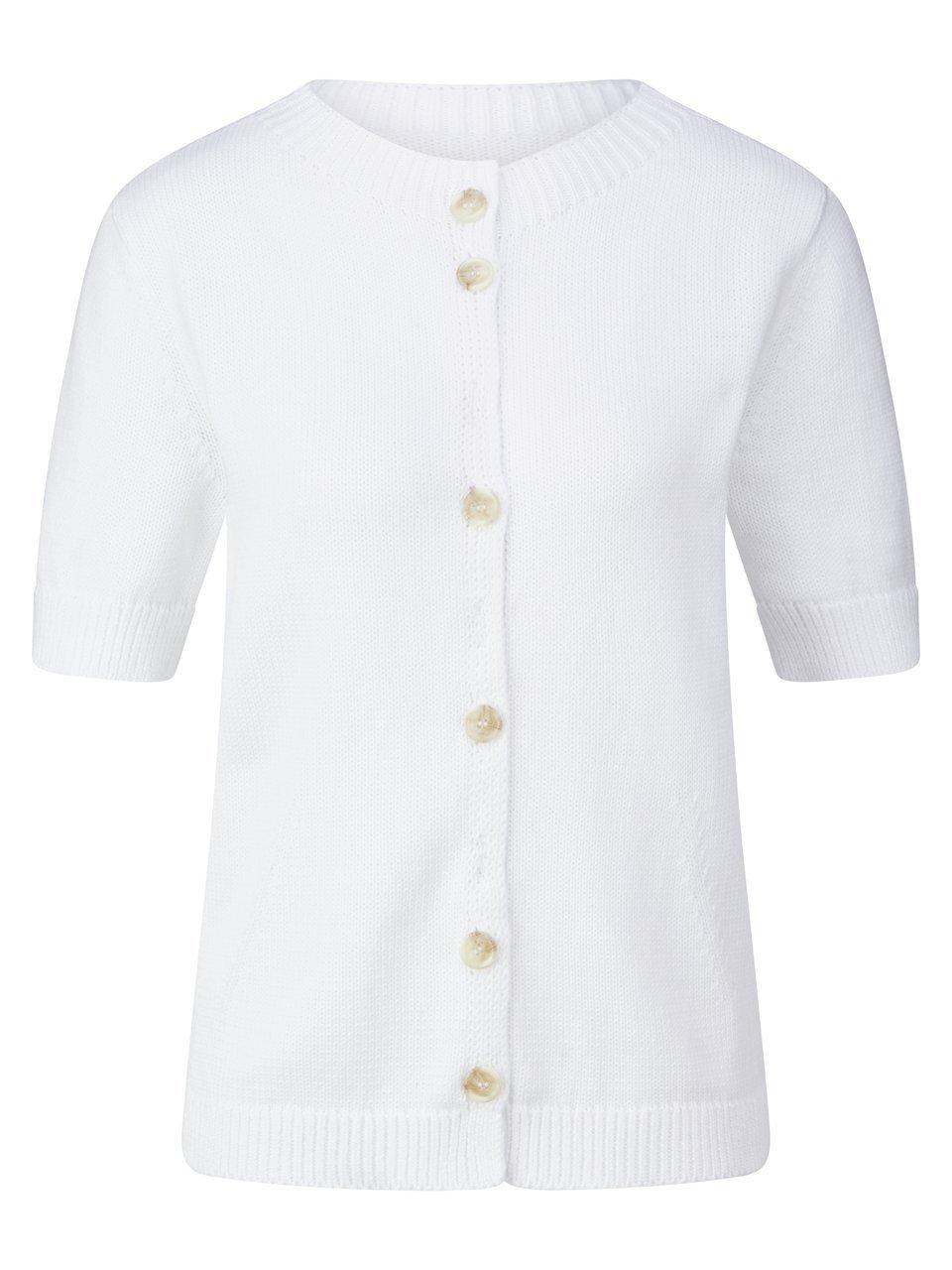 Strickjacke Peter Hahn weiss günstig online kaufen