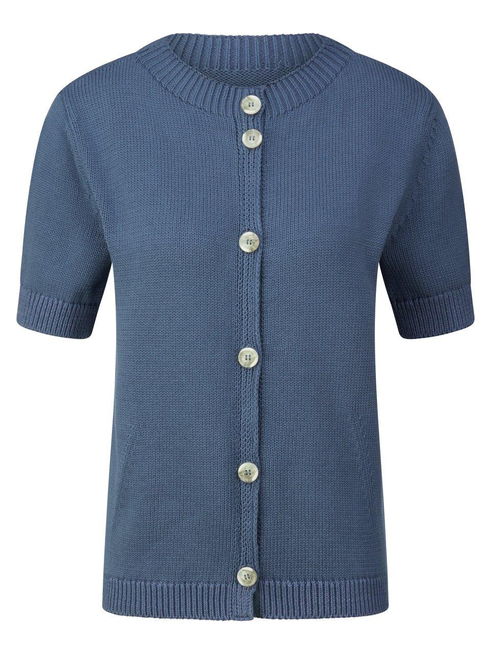 Strickjacke Peter Hahn blau günstig online kaufen