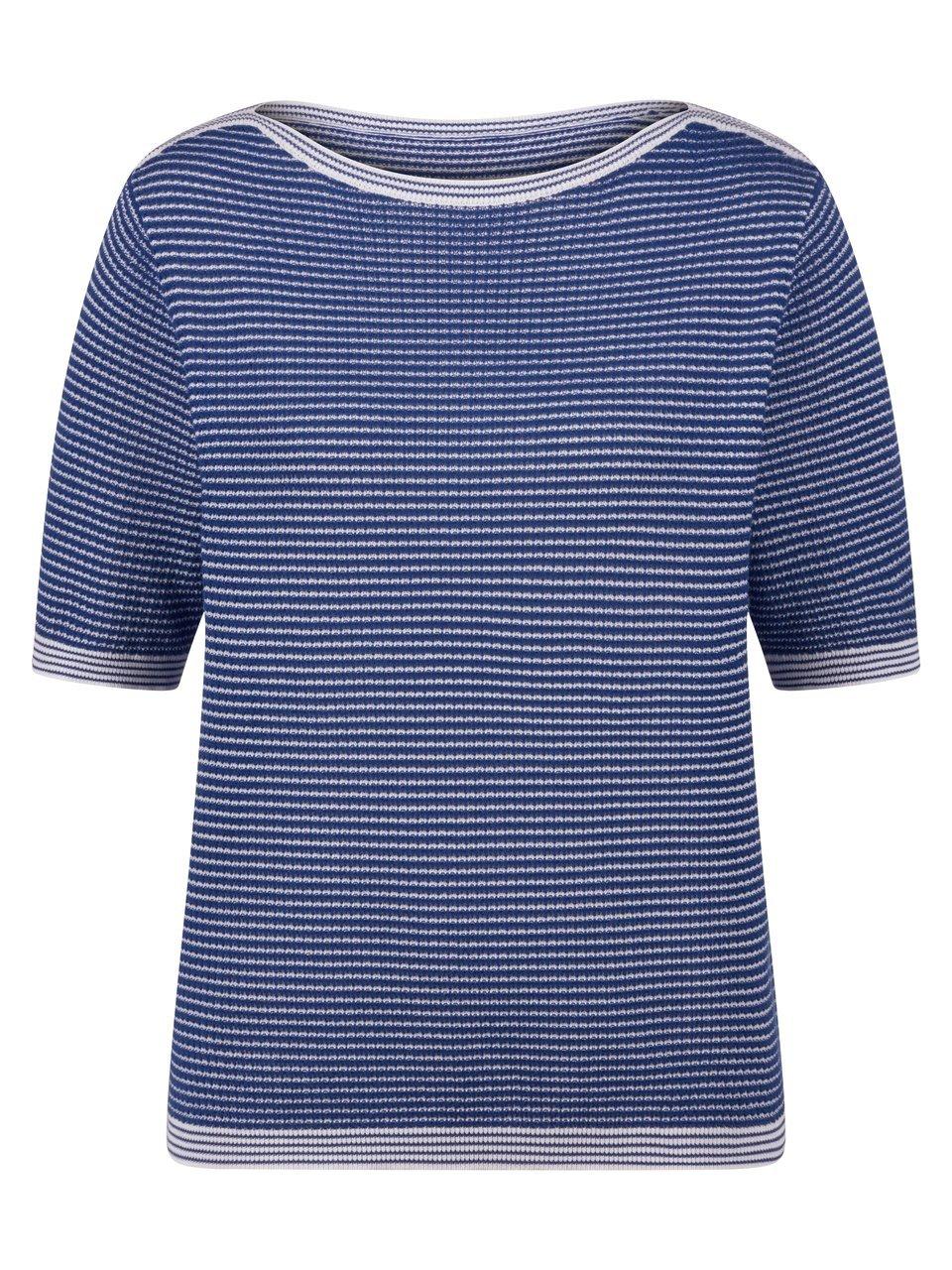 Pullover U-Boot-Ausschnitt Peter Hahn blau günstig online kaufen