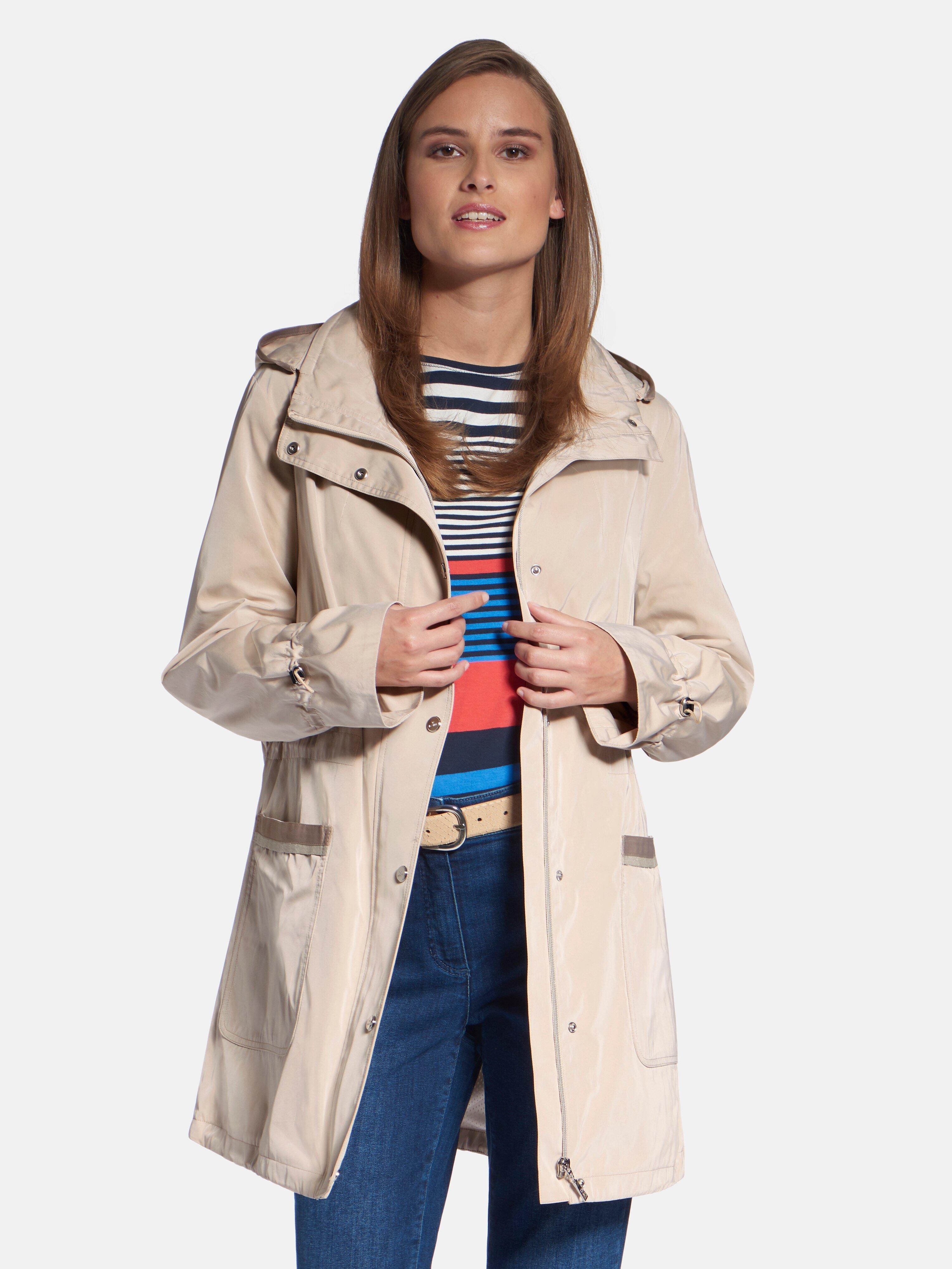 Basler - Long-Jacke mit abnehmbarer Kapuze
