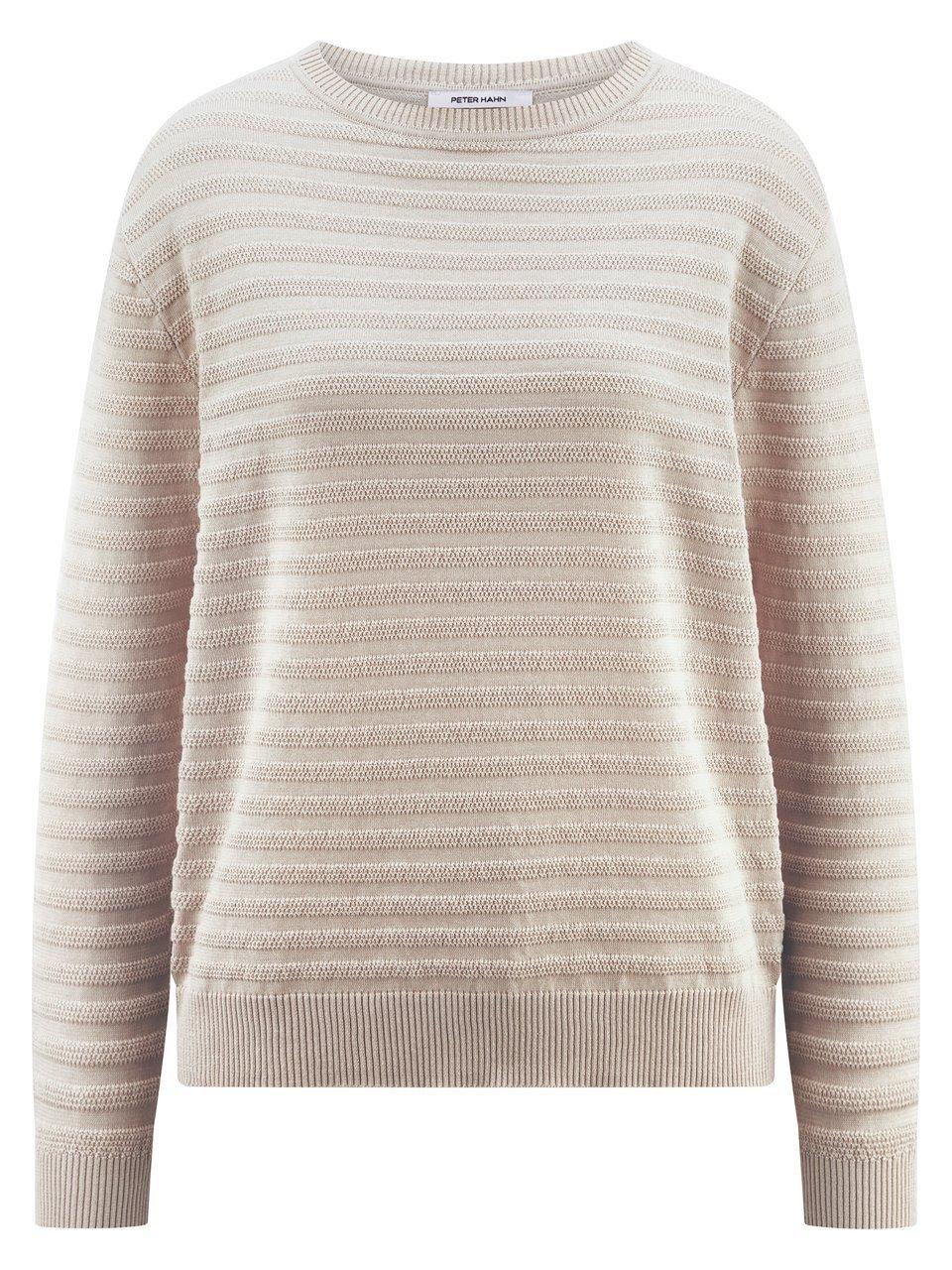 Rundhals-Pullover aus 100% SUPIMA®-­Baumwolle Peter Hahn beige günstig online kaufen