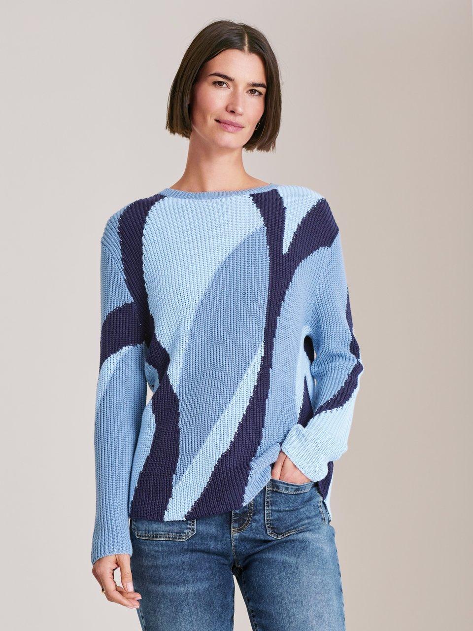 Trui ronde hals Peter Hahn Van Peter Hahn blauw