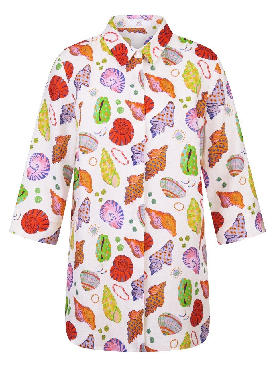 Long-Bluse 3/4-Arm Emilia Lay weiss günstig online kaufen