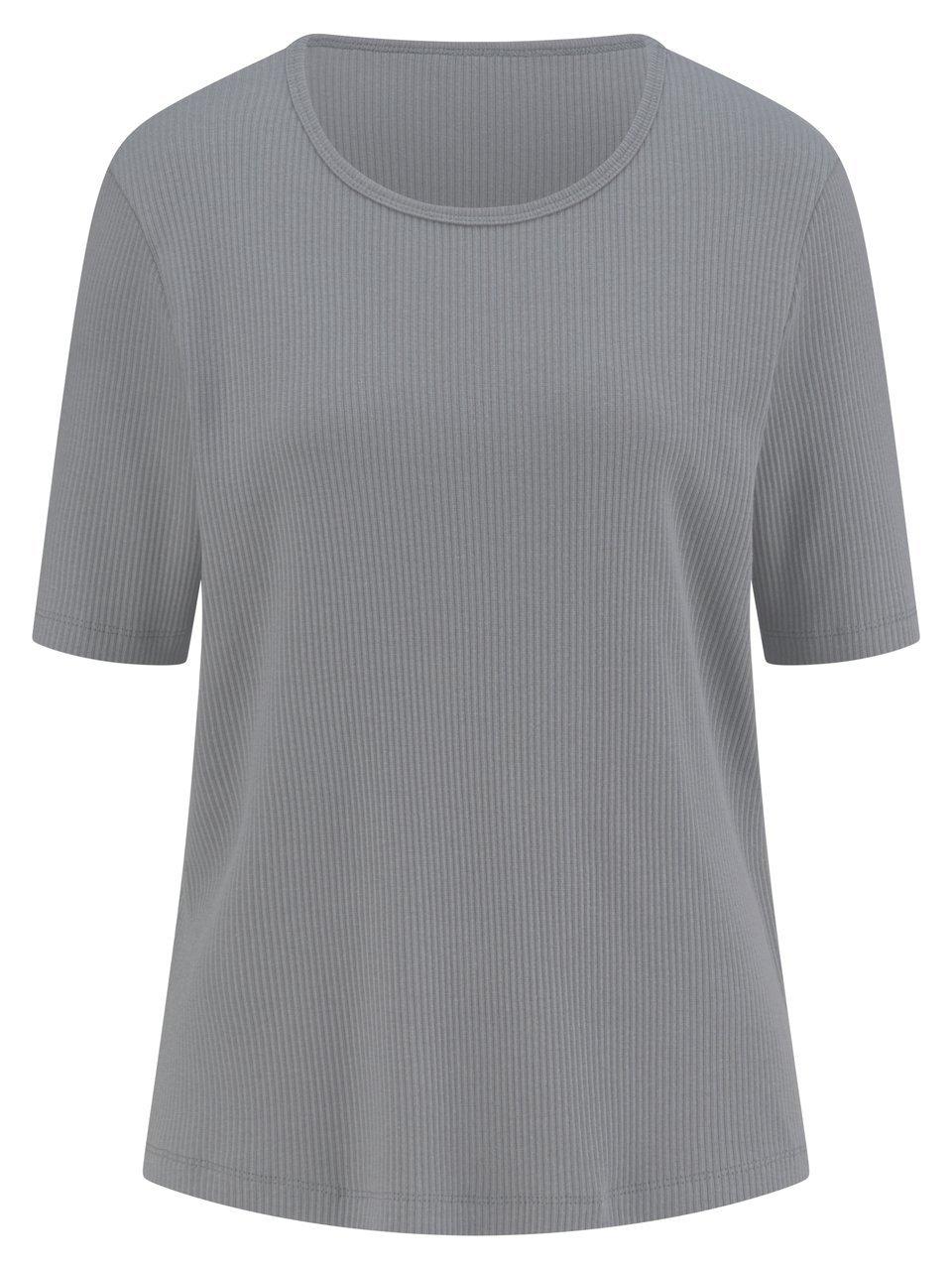 Shirt Rundhals-Ausschnitt Peter Hahn grau günstig online kaufen