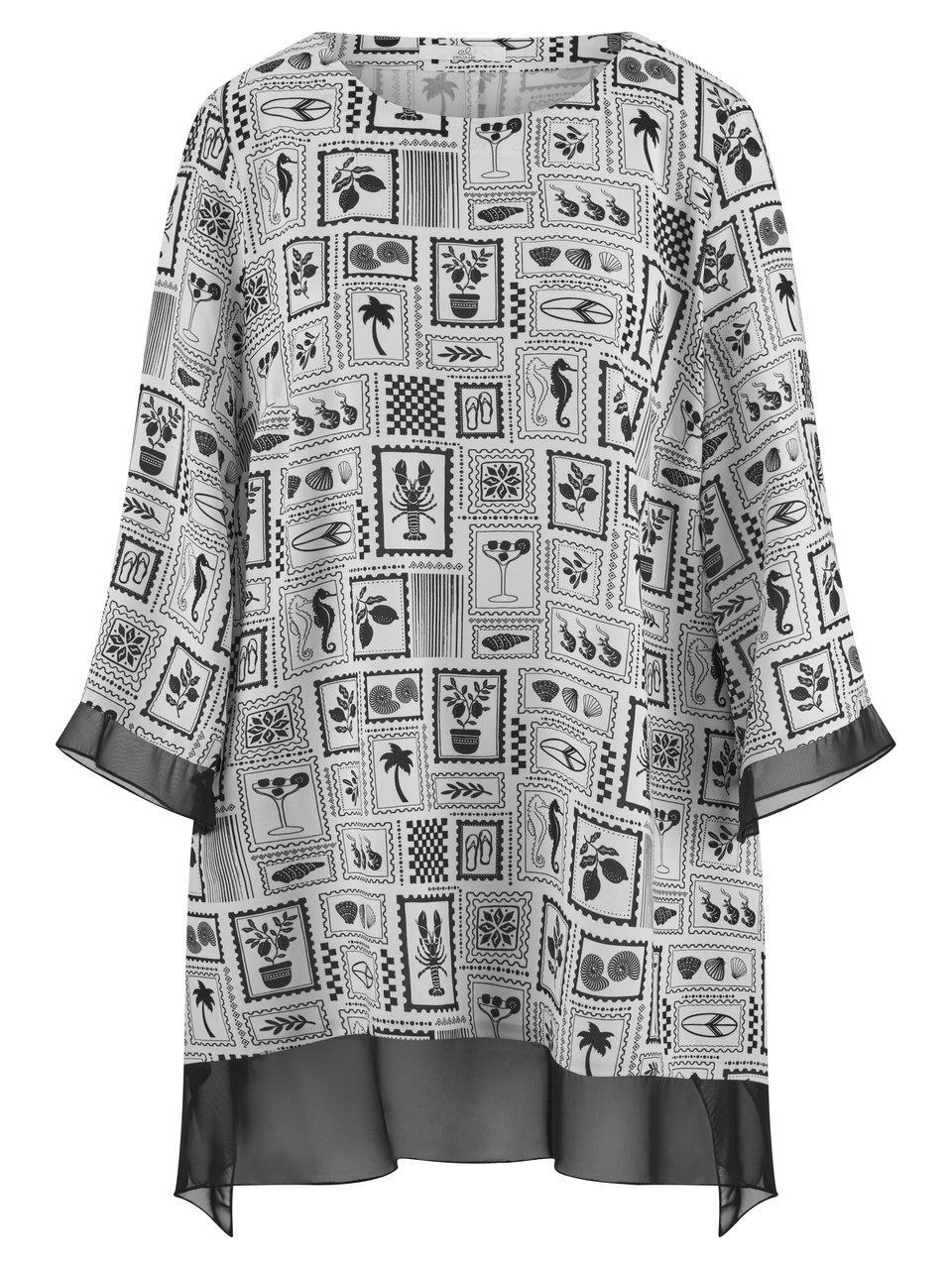 Long-Bluse 3/4-Arm Emilia Lay weiss günstig online kaufen