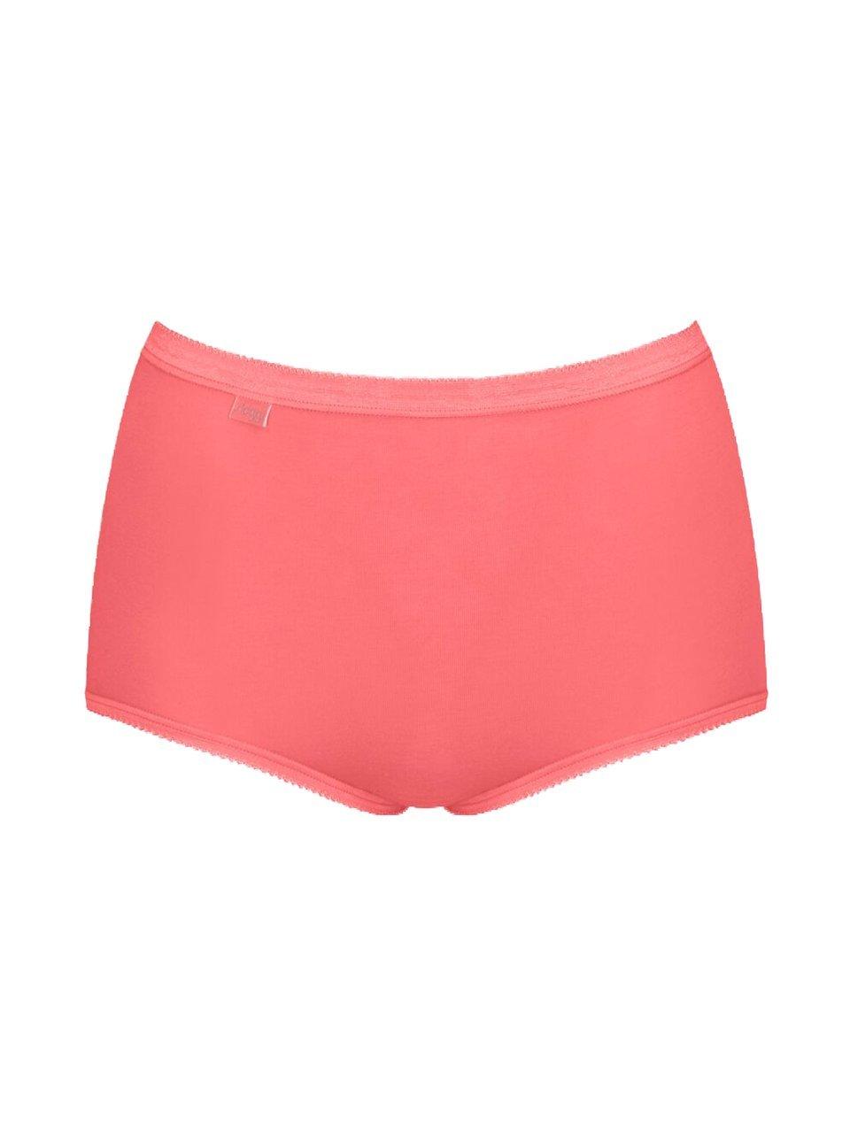 Maxislip Basic+Maxi C4P im 4er-Set sloggi rot