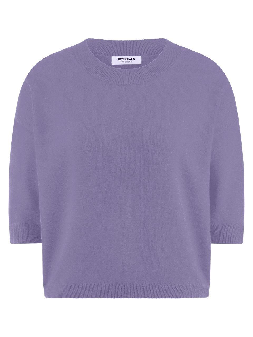 Rundhals-Pullover Peter Hahn lila günstig online kaufen