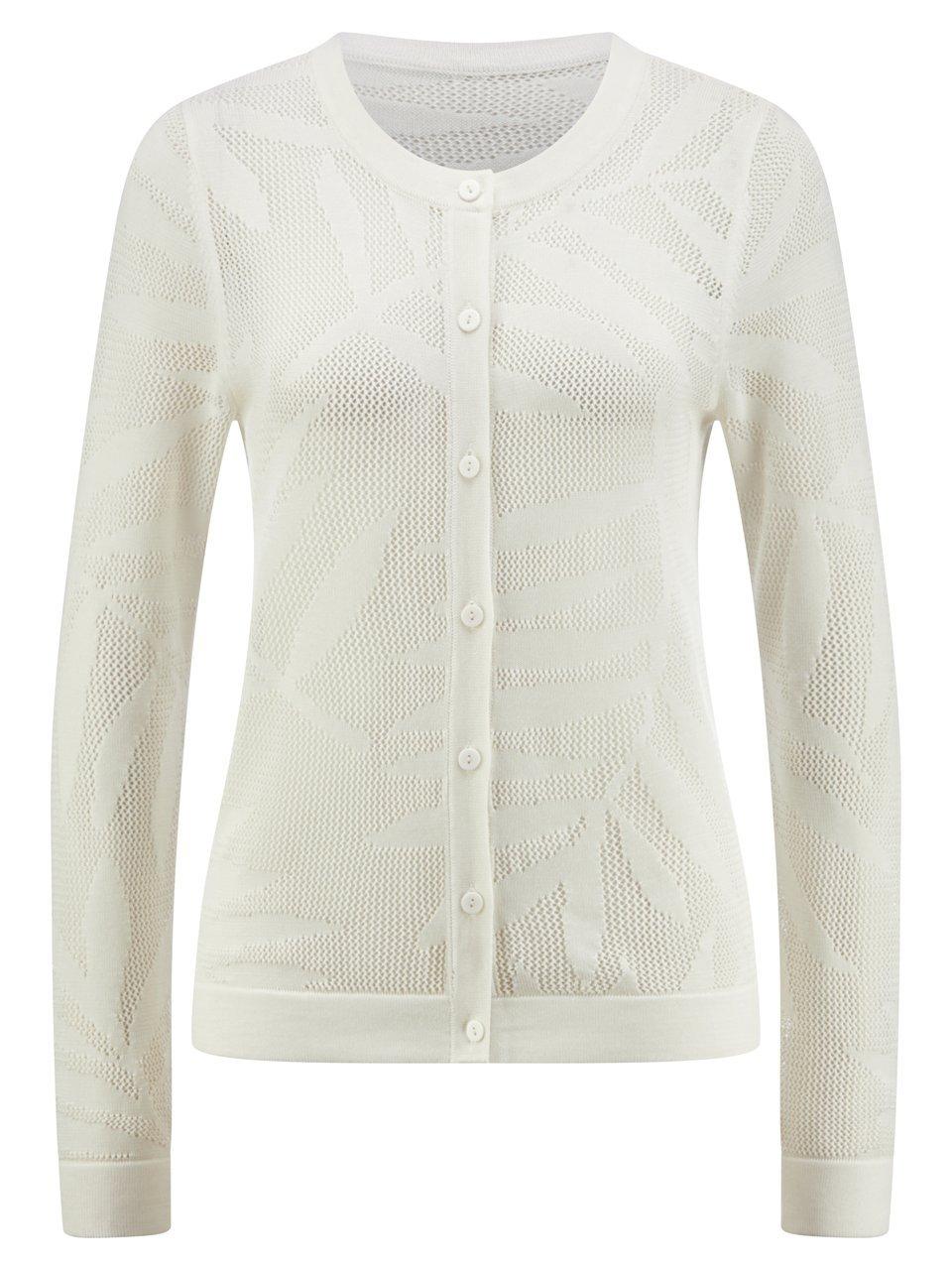 Strickjacke St. Emile weiss