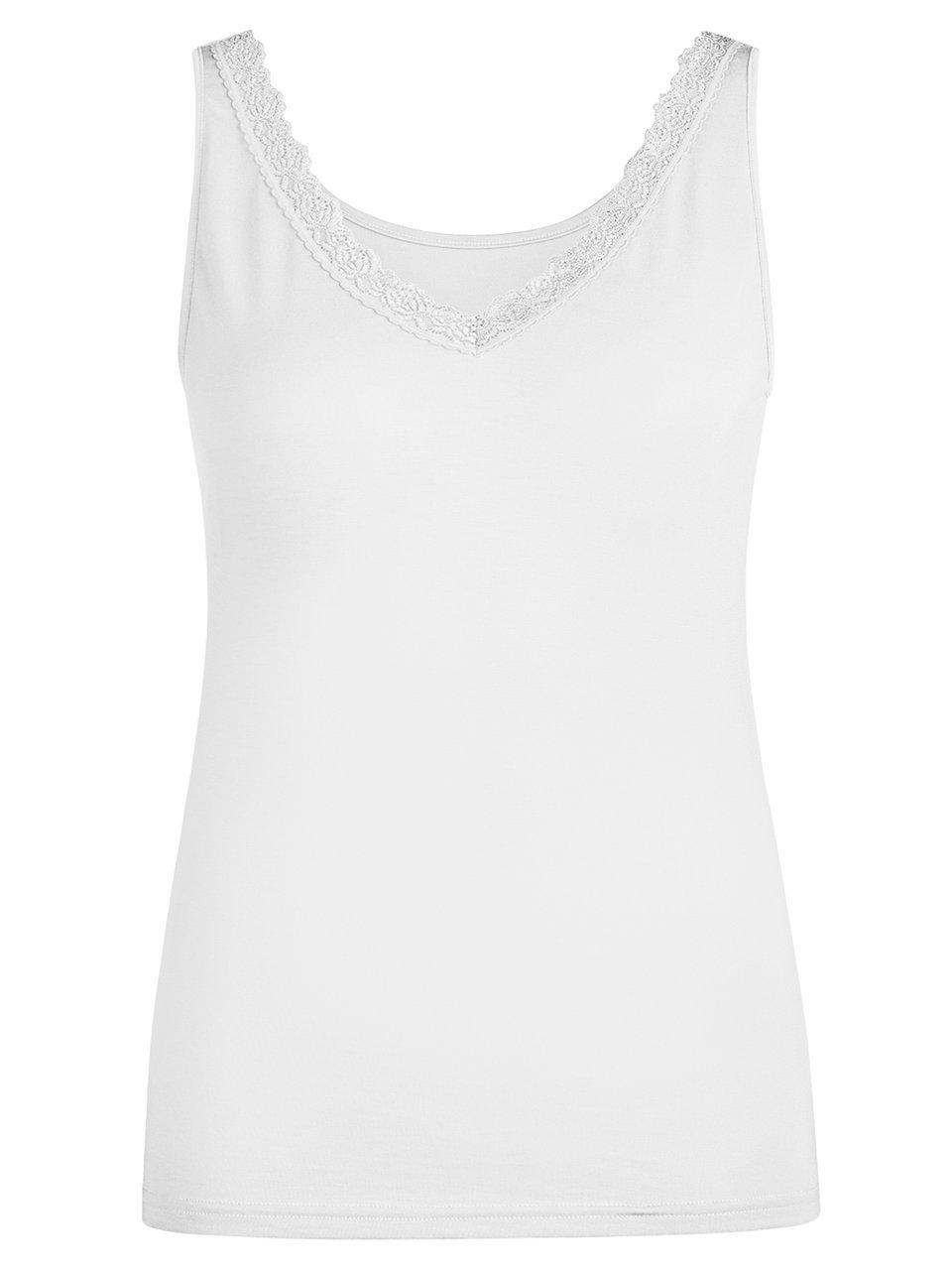 Unterhemd V-Ausschnitt Nina v. C. weiss günstig online kaufen