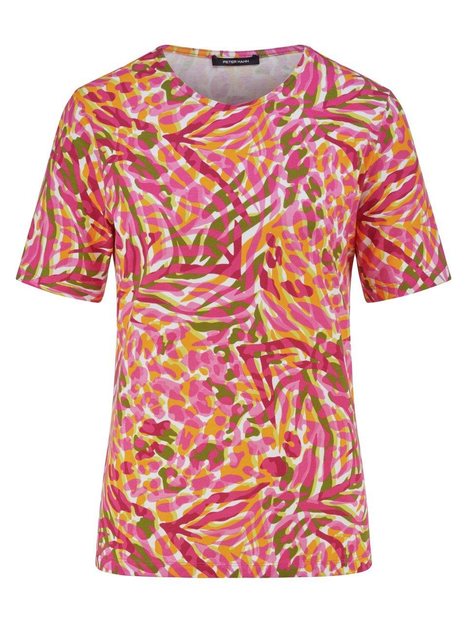 Shirt Rundhals-Ausschnitt Peter Hahn orange günstig online kaufen