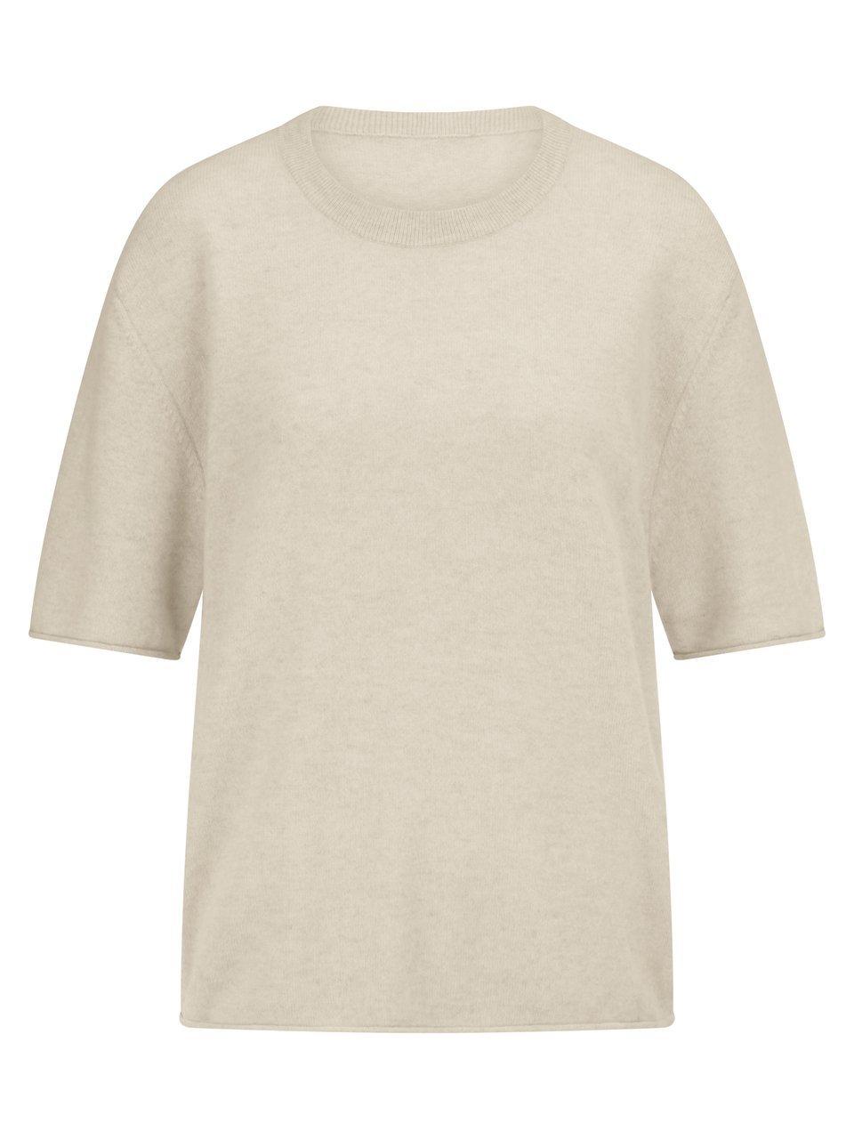 Rundhals-Pullover Peter Hahn beige günstig online kaufen