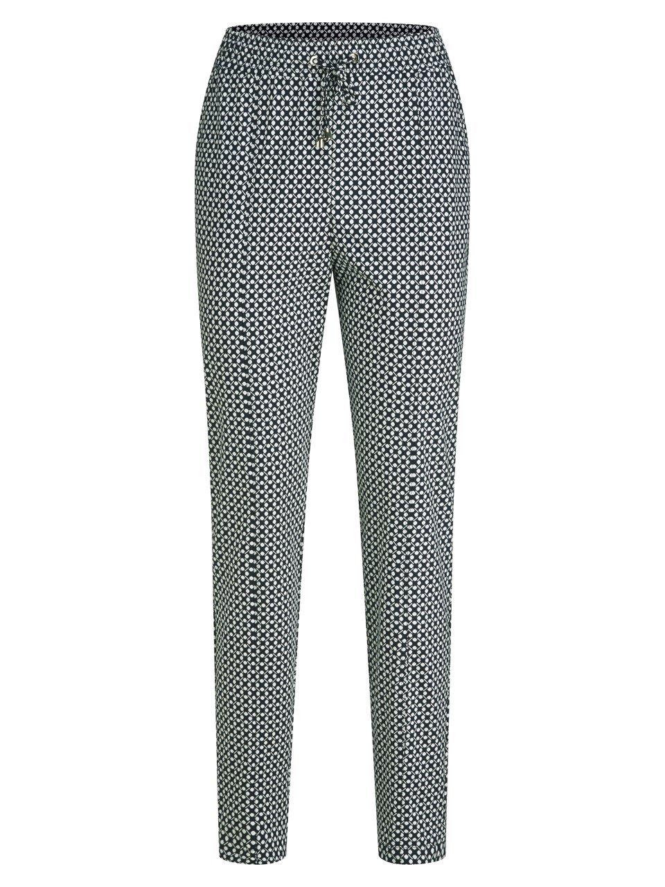 Knöchellange Slim Fit-Jersey-Hose Peter Hahn blau günstig online kaufen