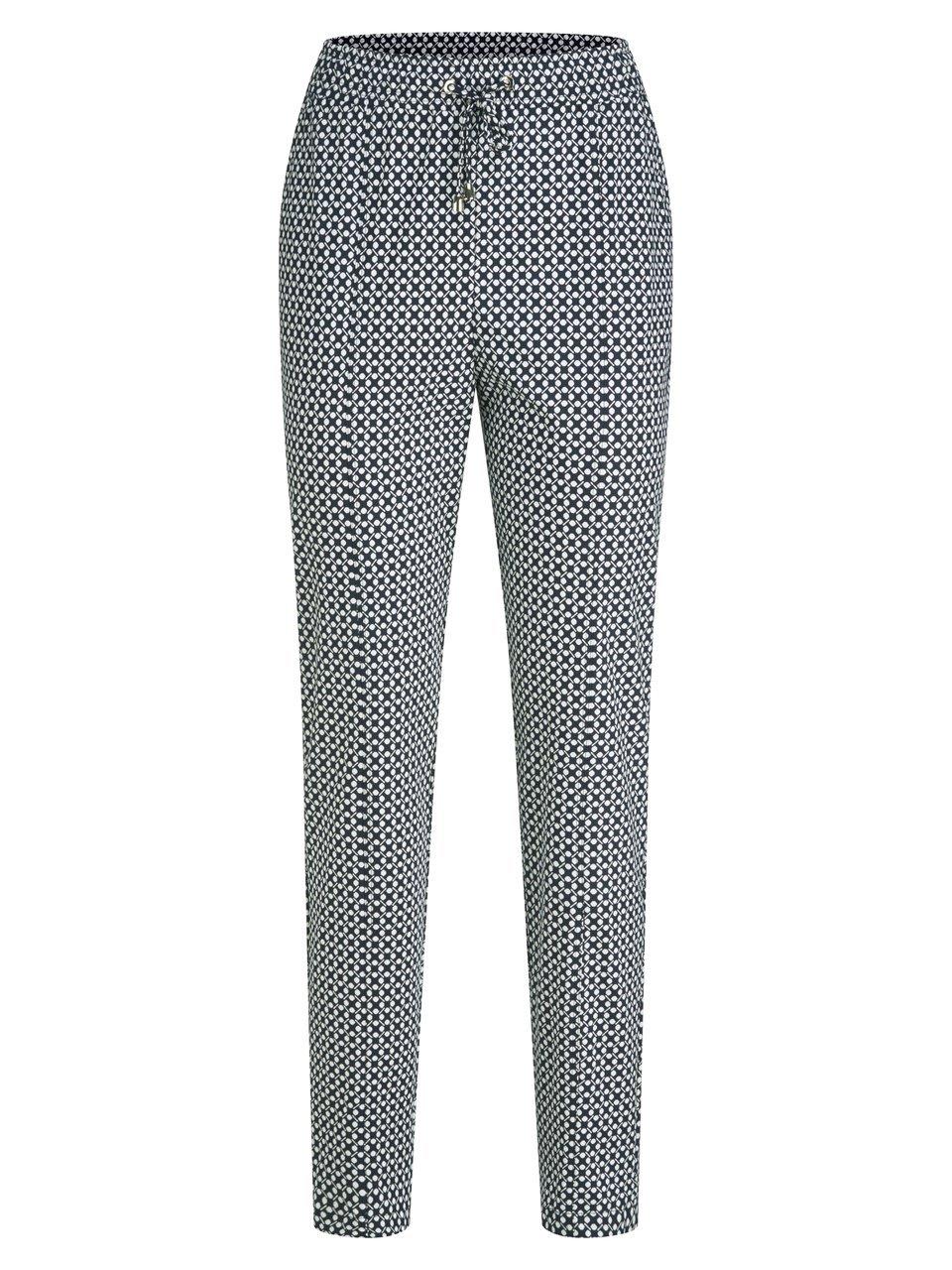 Knöchellange Slim Fit-Jersey-Hose Peter Hahn schwarz günstig online kaufen