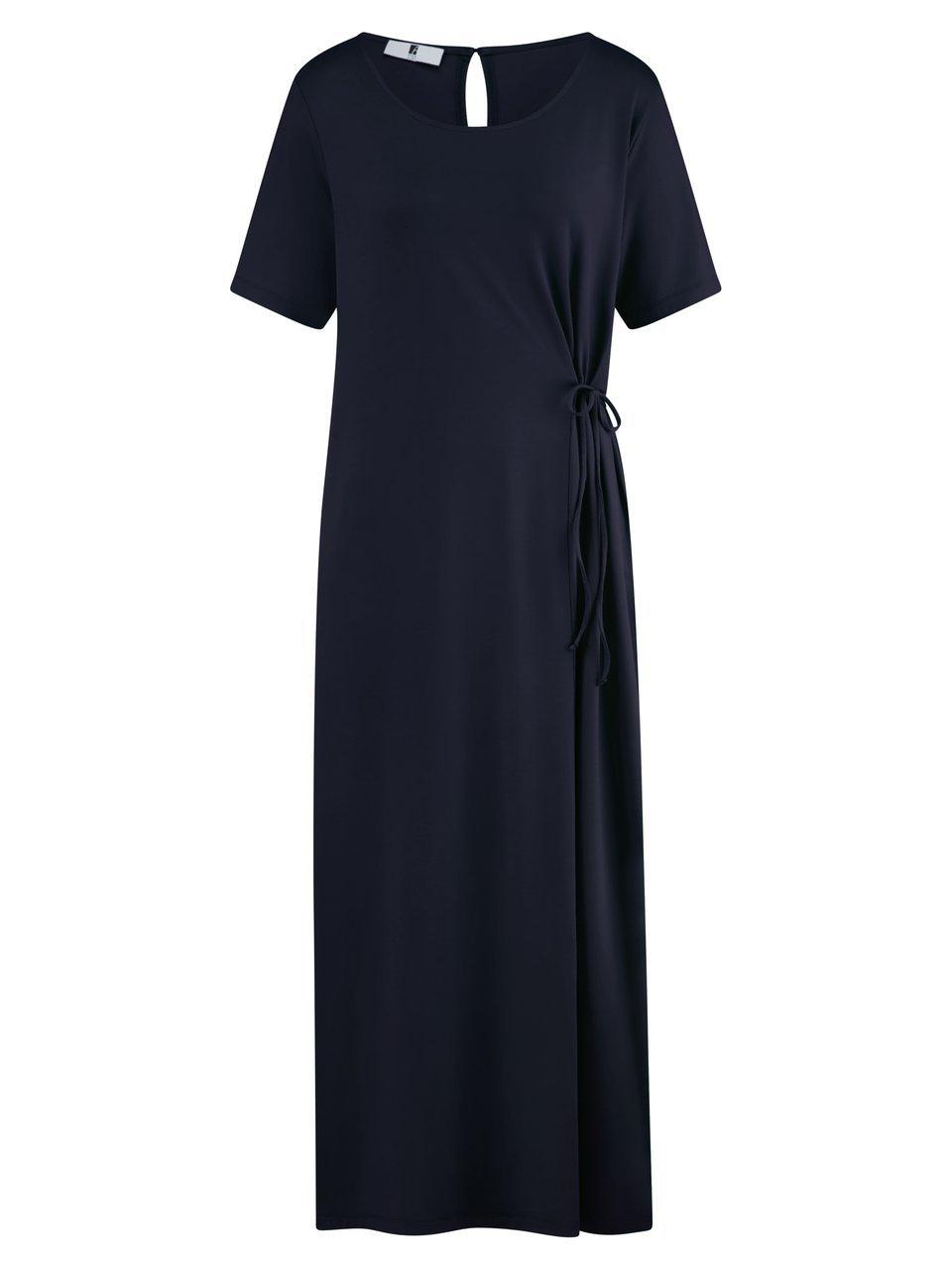 Jersey-Kleid Rundhals-­Ausschnitt Emilia Lay blau günstig online kaufen