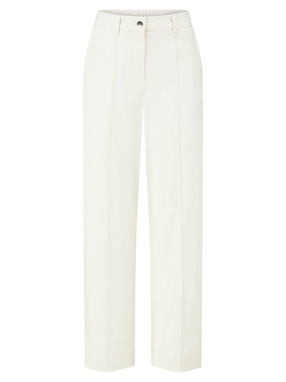 Knöchellange Wide Fit-Hose BASLER weiss günstig online kaufen