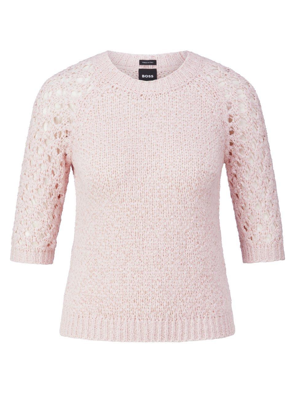 Rundhals-Pullover Fanuka BOSS rosé günstig online kaufen