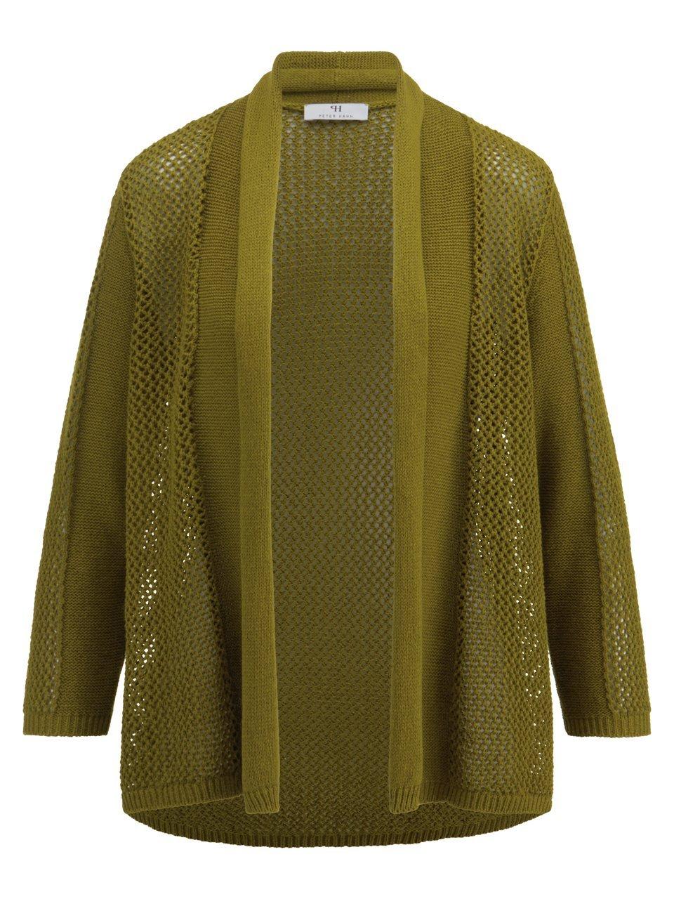 Strickjacke 3/4-Arm Peter Hahn grün günstig online kaufen