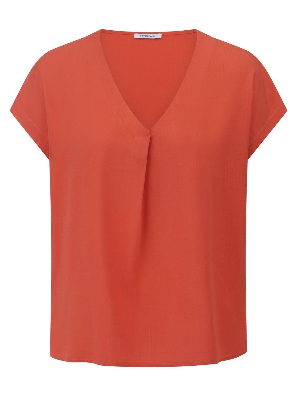 Bluse V-Ausschnitt Peter Hahn orange günstig online kaufen