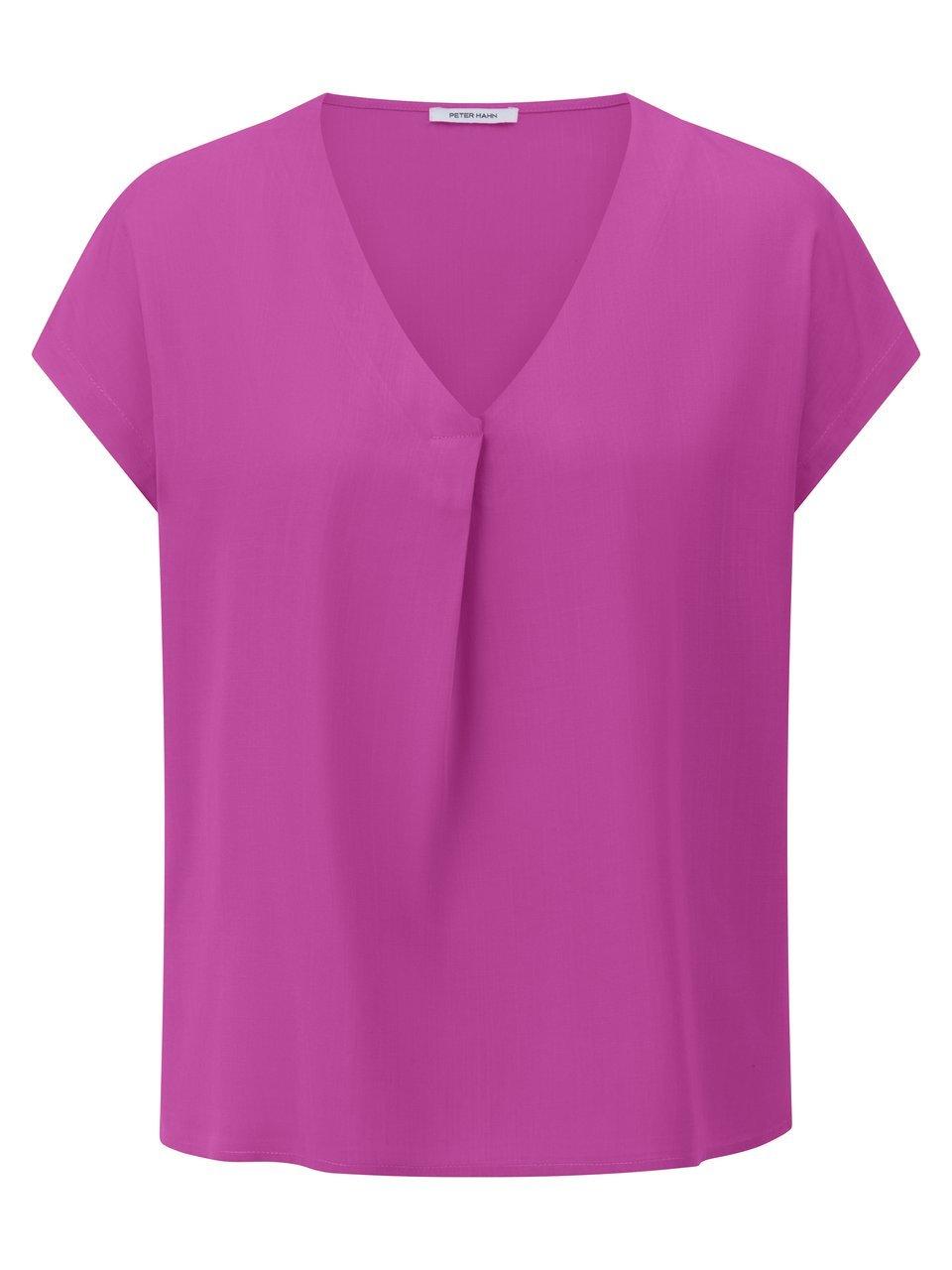 Bluse V-Ausschnitt Peter Hahn pink günstig online kaufen