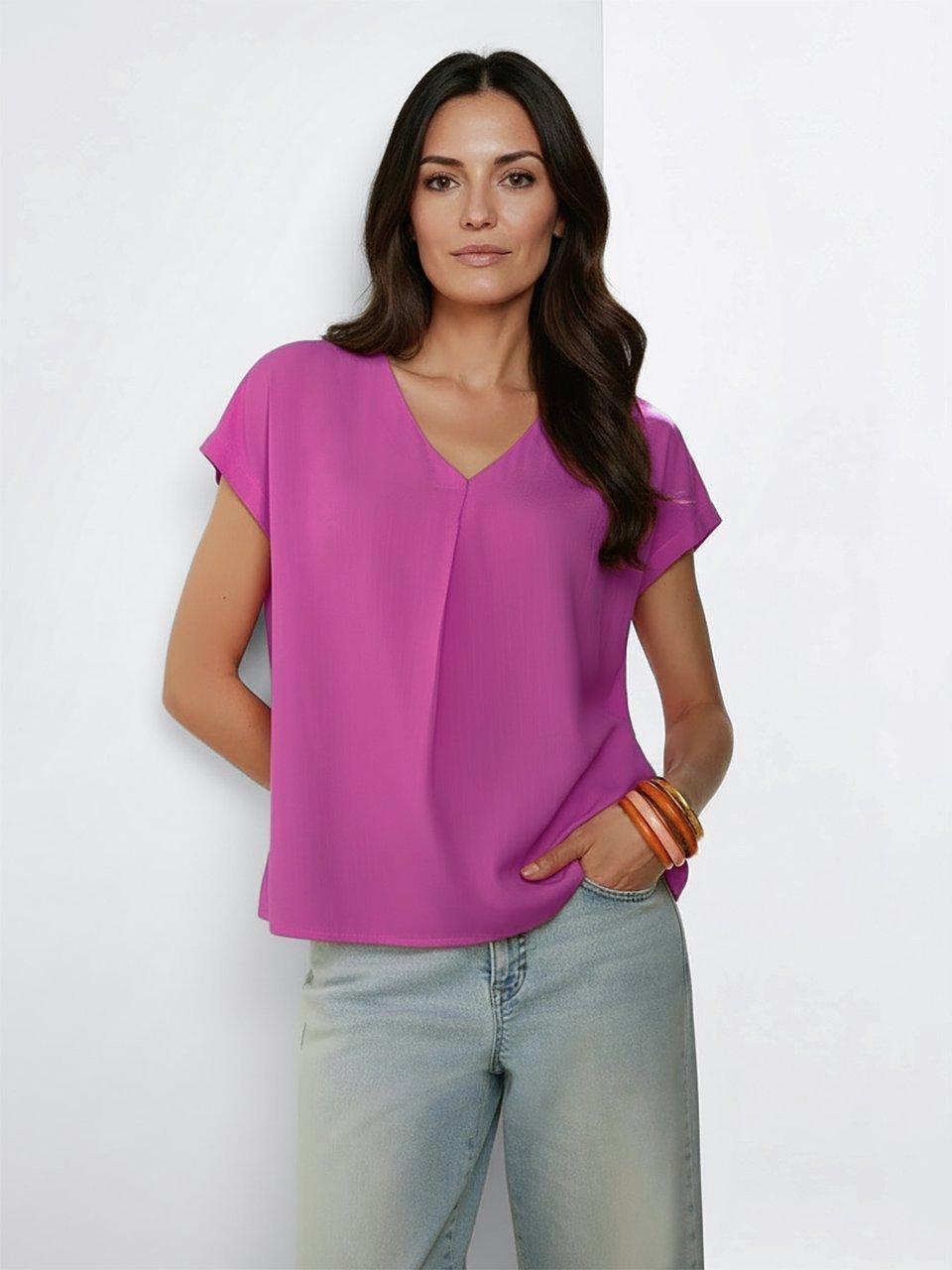Peter Hahn - Bluse mit V-Ausschnitt