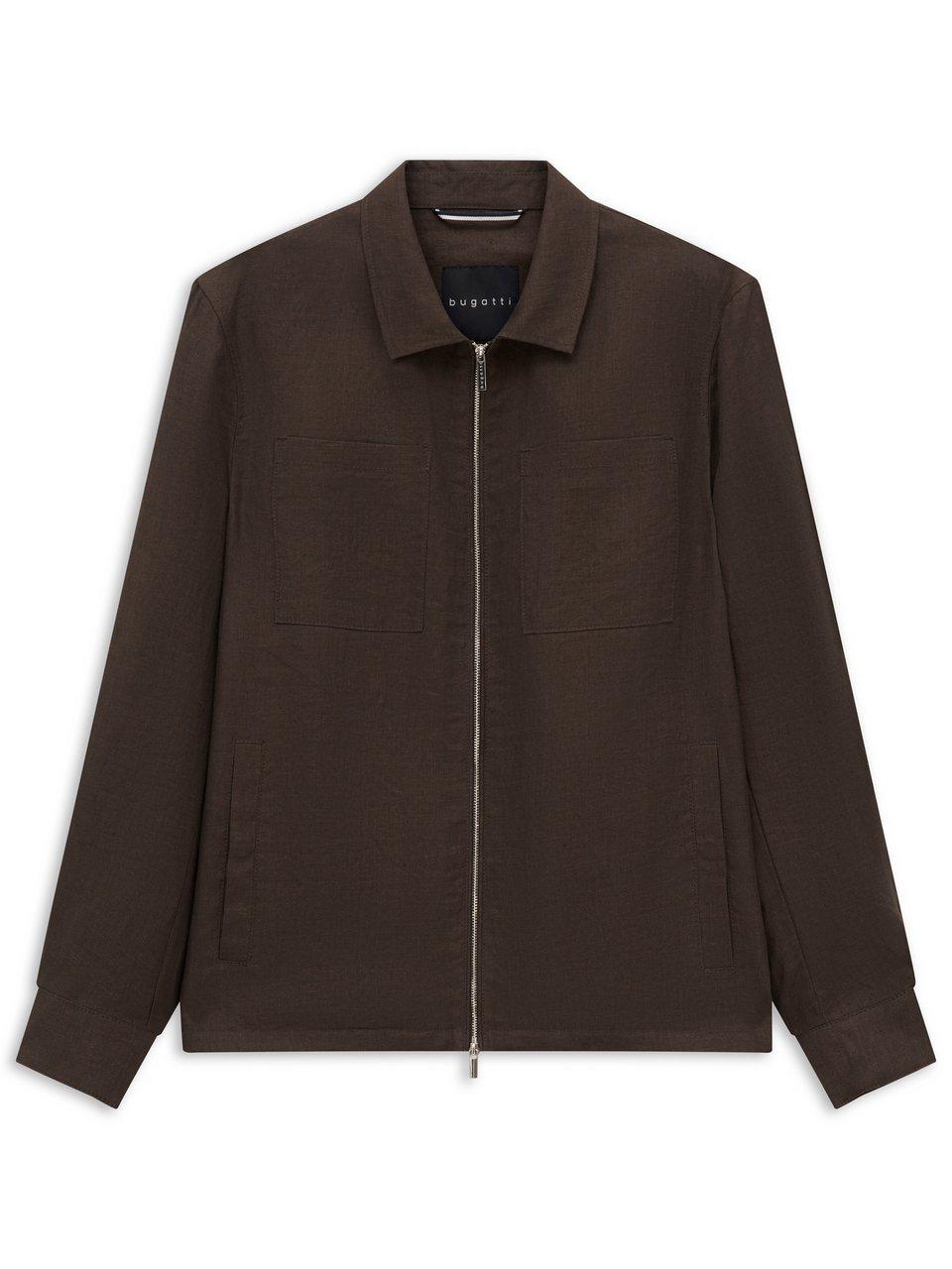 Hemdjacke Regular Fit Bugatti braun günstig online kaufen