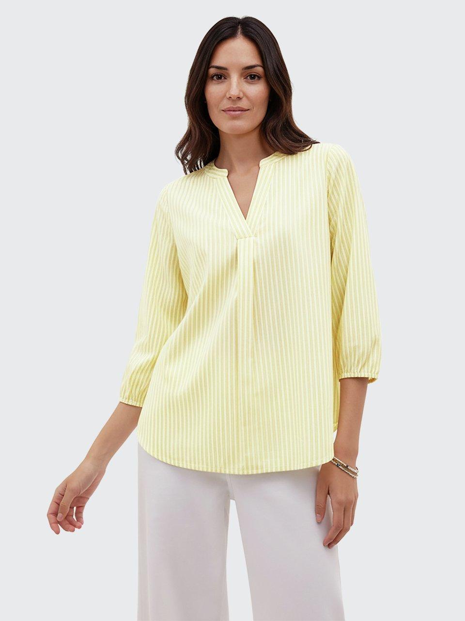 Peter Hahn - Bluse mit Rundhals-Ausschnitt