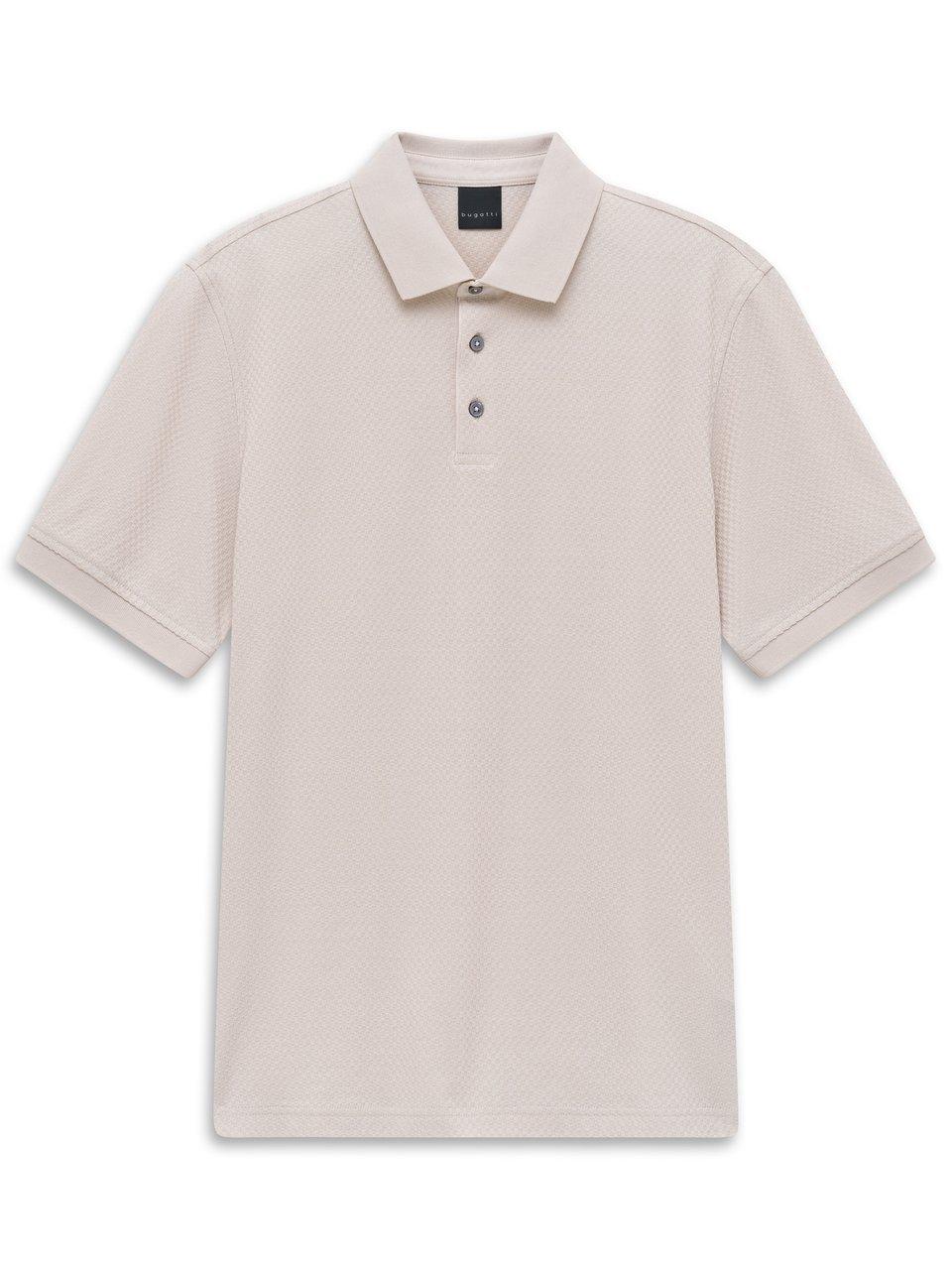 Strick-Poloshirt Modern Fit Bugatti grau günstig online kaufen