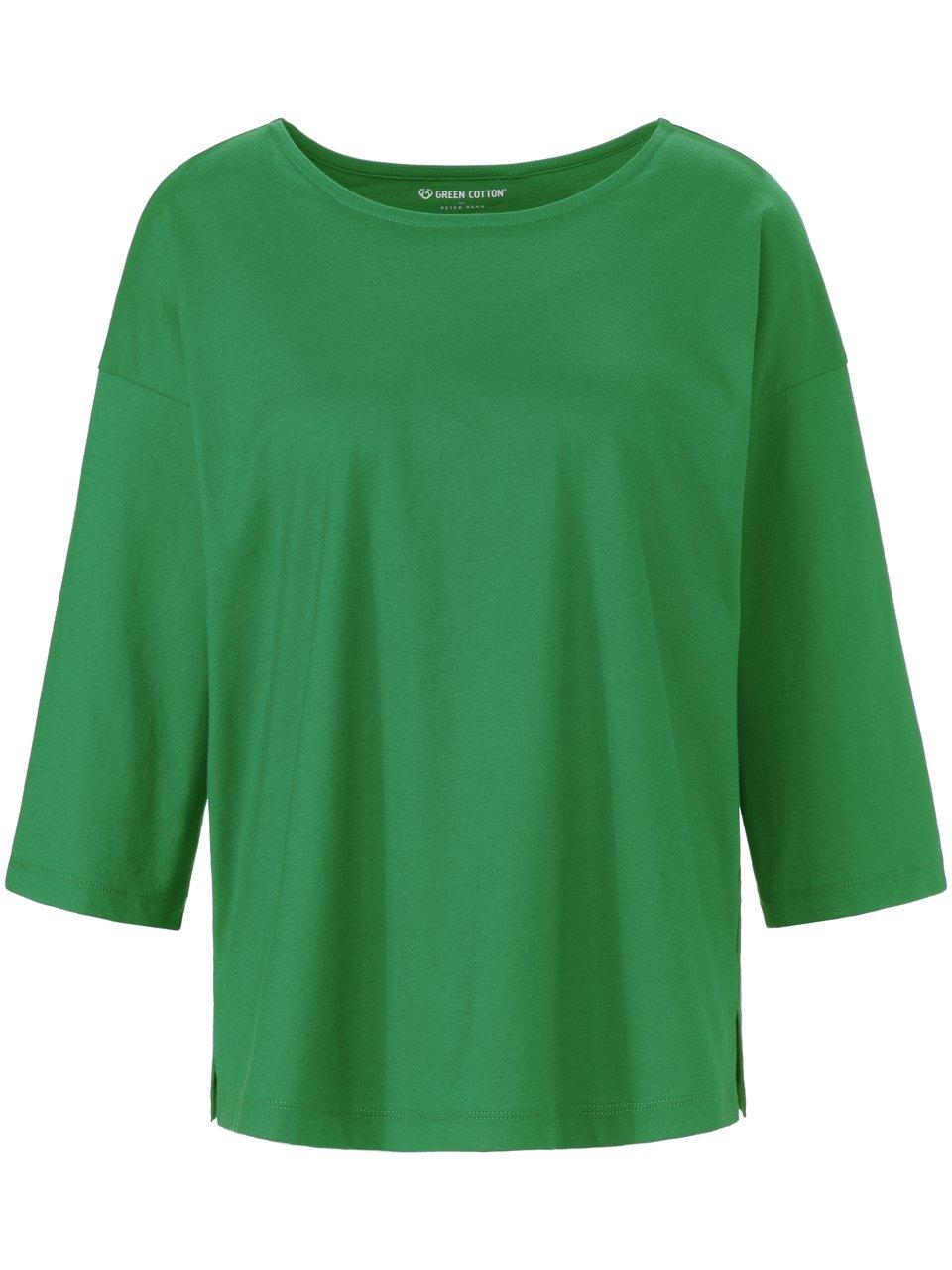 Rundhals-Shirt Gurli Green Cotton grün günstig online kaufen