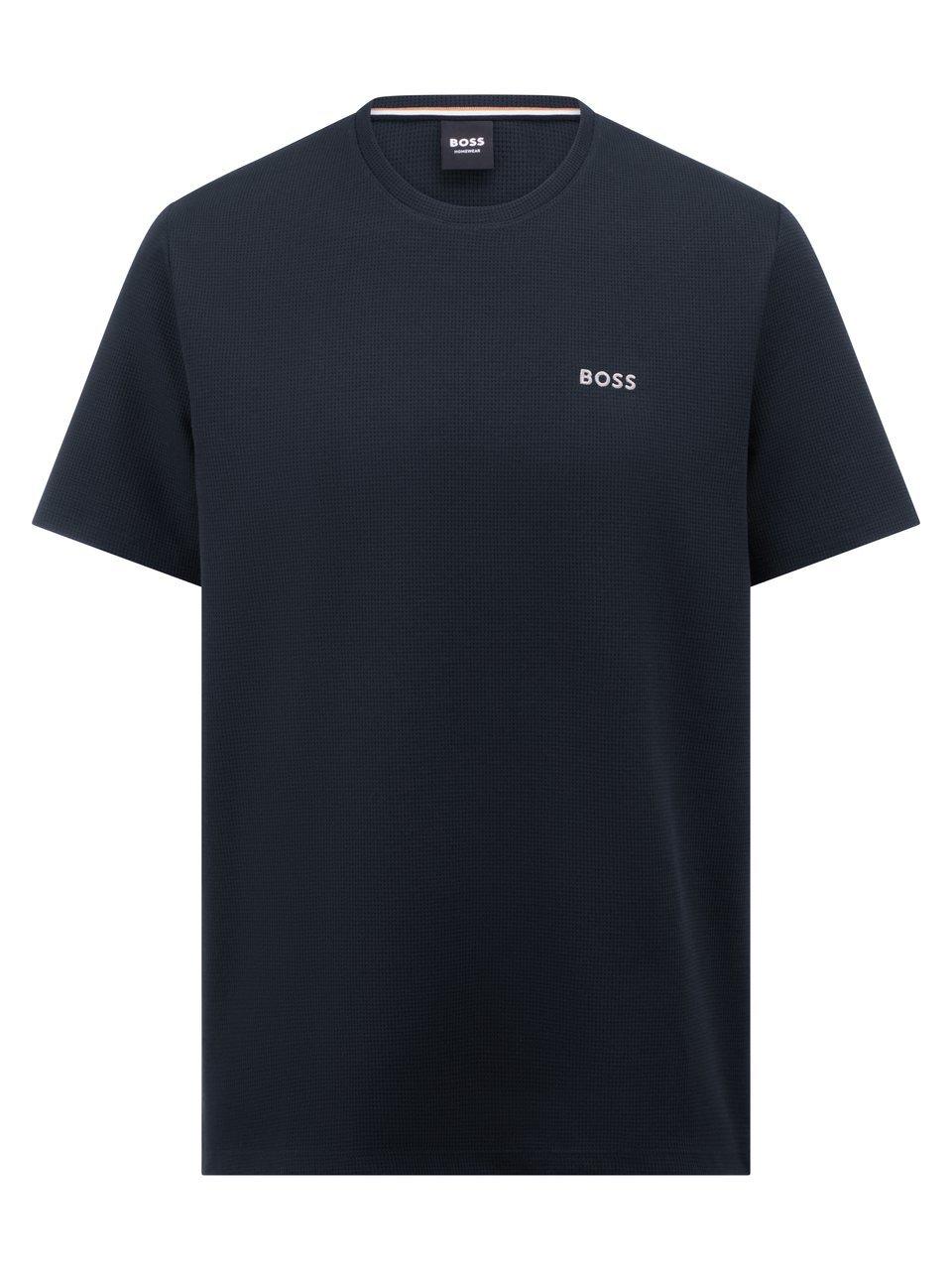 Rundhals-Shirt Regular Fit BOSS blau