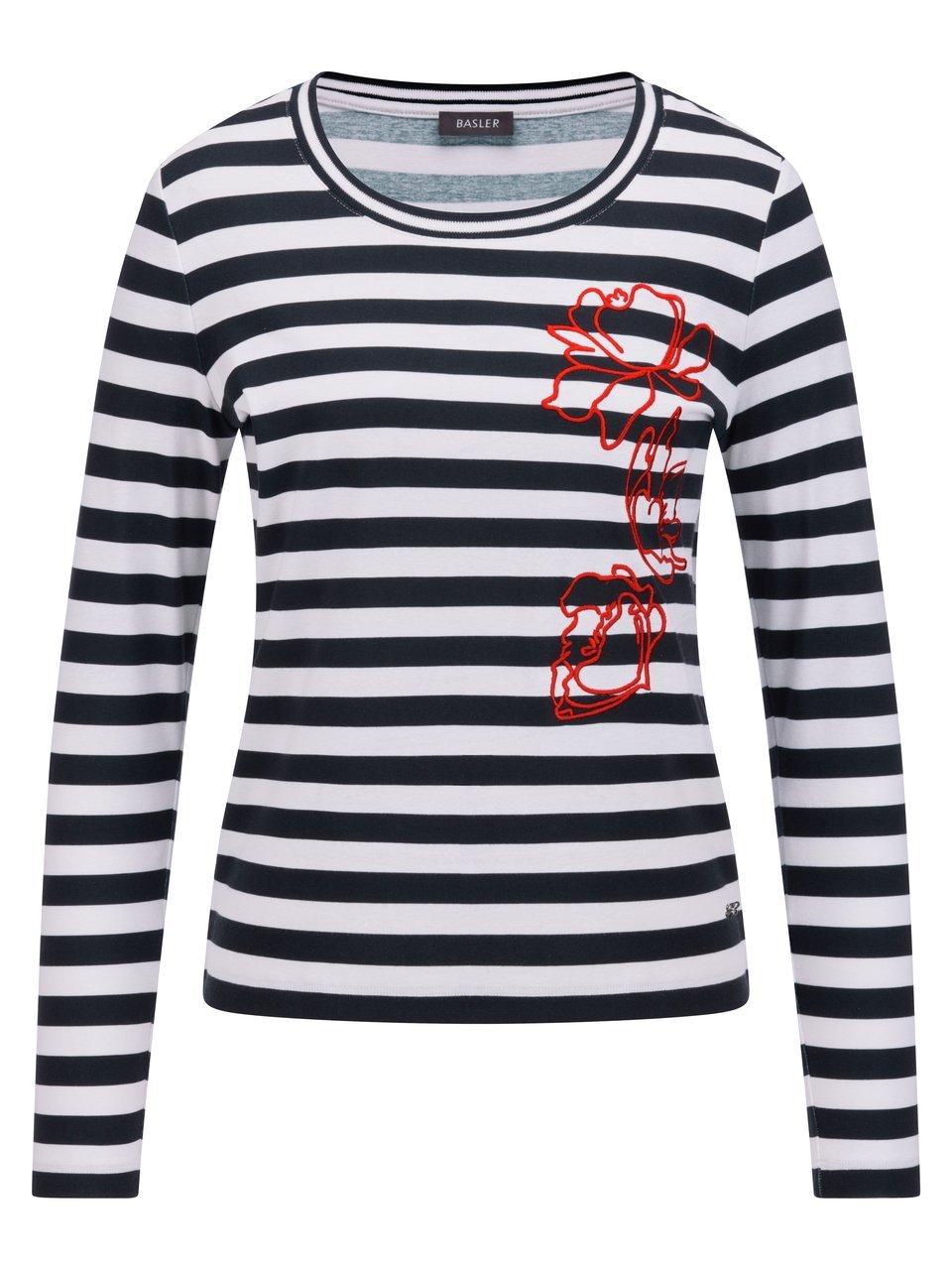 Rundhals-Shirt BASLER blau günstig online kaufen