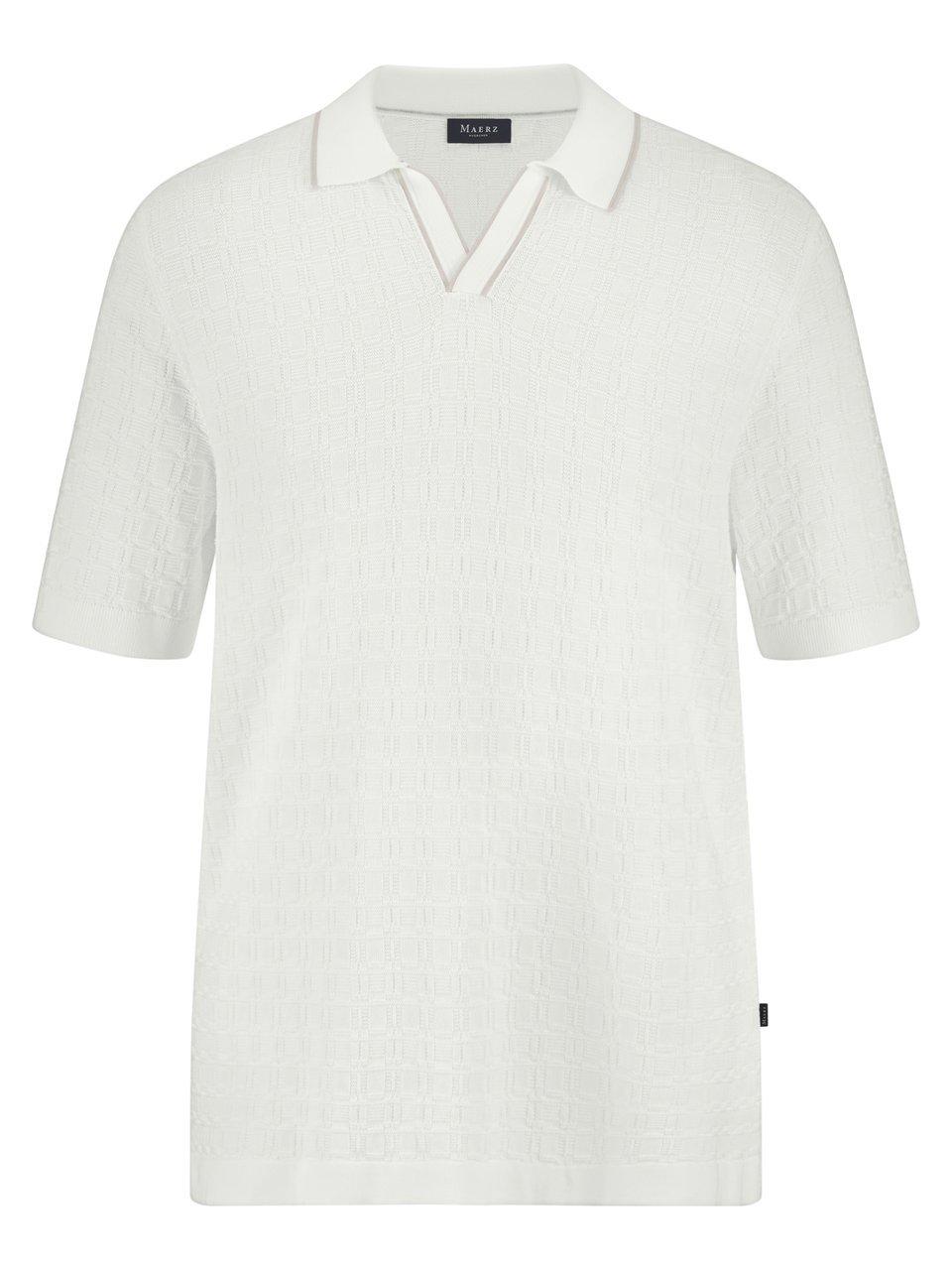 Polo-Pullover MAERZ Muenchen weiss günstig online kaufen