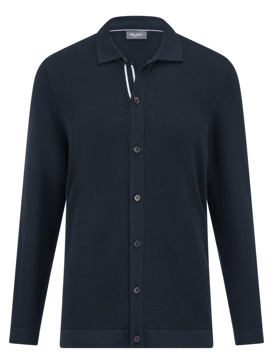 Strickjacke MAERZ Muenchen blau günstig online kaufen