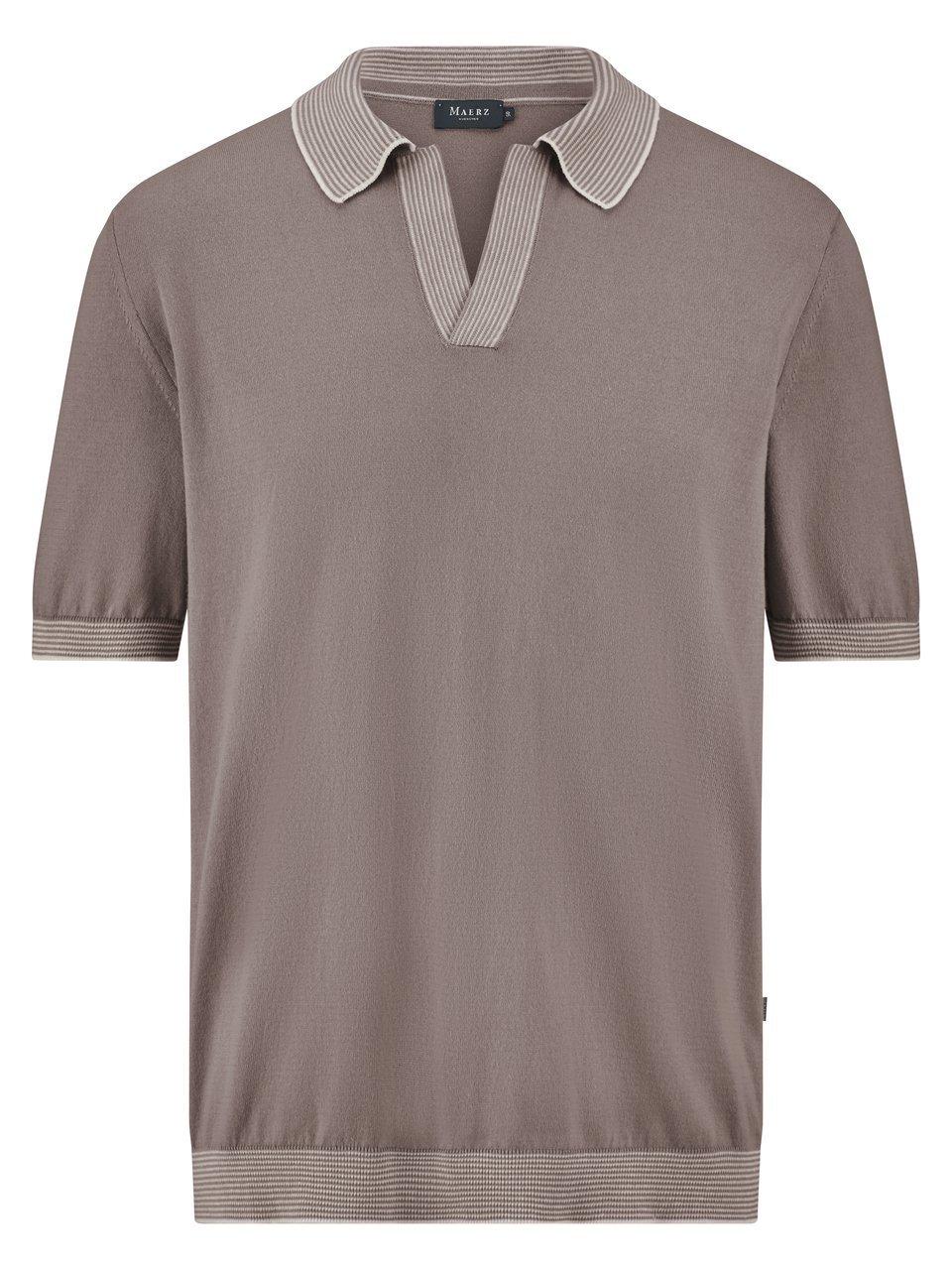Polo-Pullover MAERZ Muenchen braun günstig online kaufen