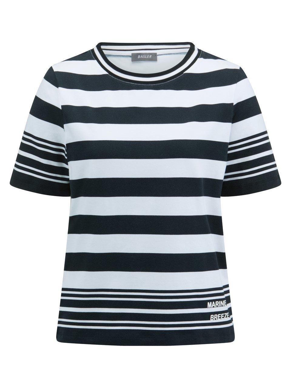 Rundhals-Shirt BASLER blau günstig online kaufen