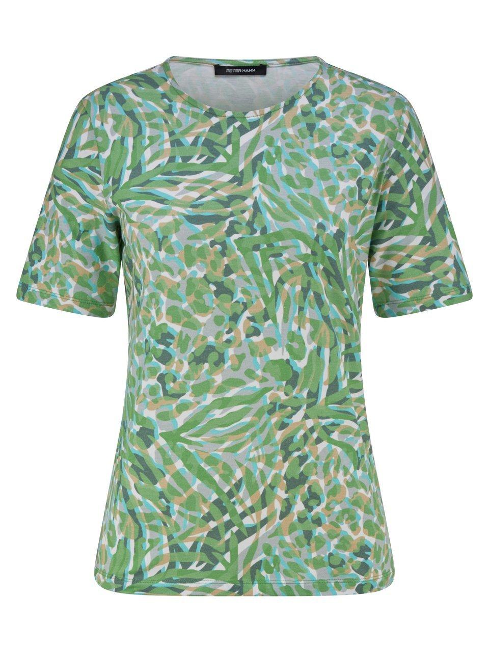 Shirt Rundhals-Ausschnitt Peter Hahn grün günstig online kaufen