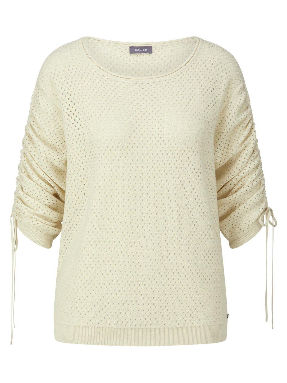 Rundhals-Pullover BASLER beige günstig online kaufen
