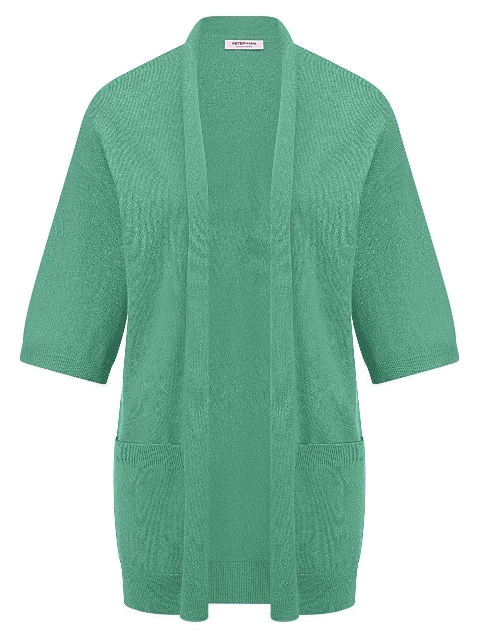 Long-Strickjacke 3/4-Arm Peter Hahn grün günstig online kaufen