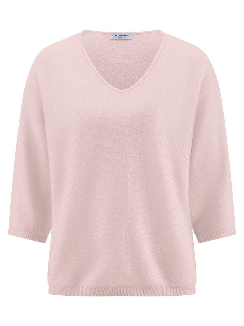 V-Pullover Kaschmir Peter Hahn rosé günstig online kaufen