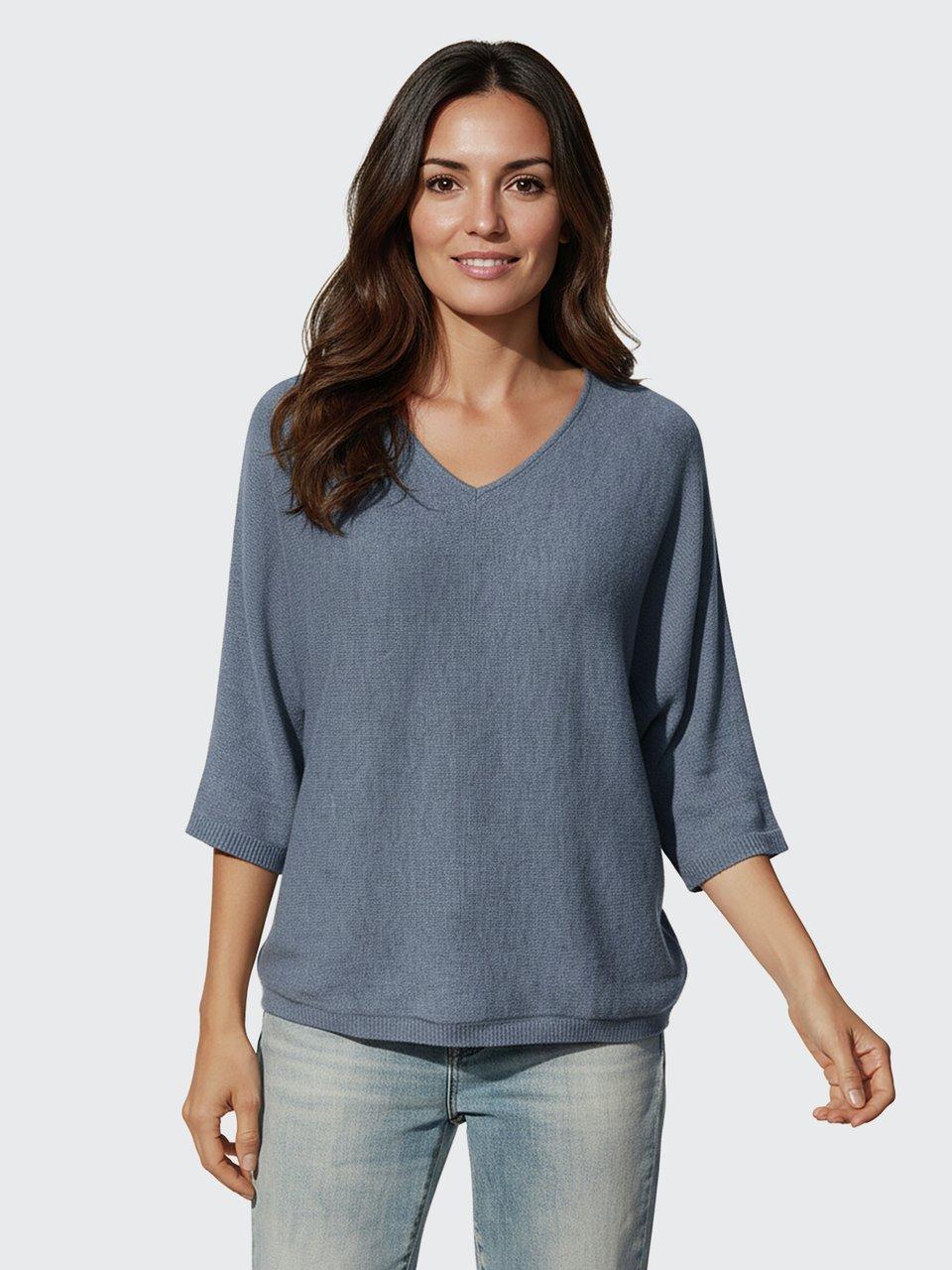 Peter Hahn - V-Pullover mit Kaschmir