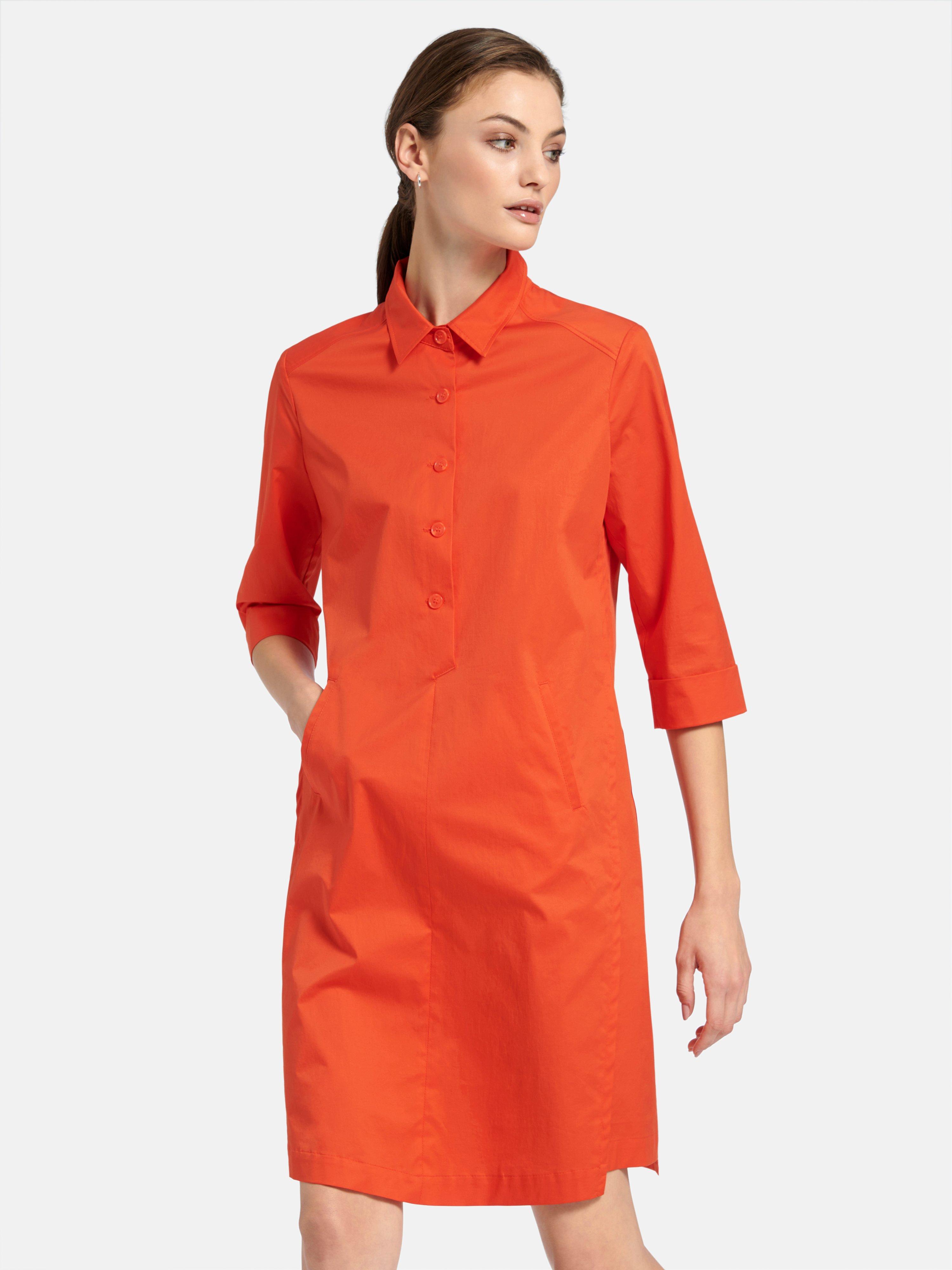 Riani Kleid Mit 3 4 Arm Mandarine