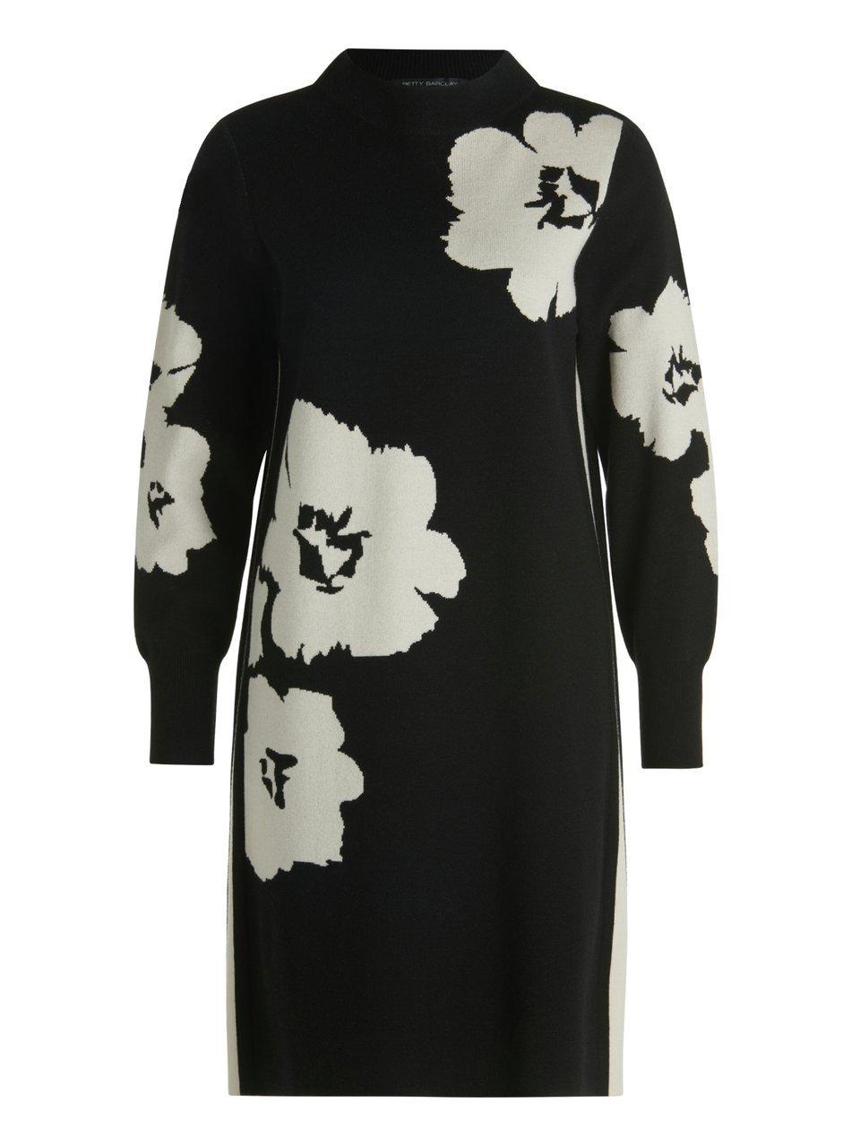 Strickkleid Stehkragen Betty Barclay schwarz günstig online kaufen