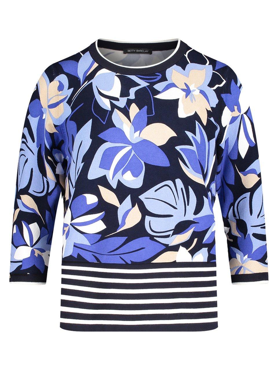 Trui ronde hals Van Betty Barclay blauw