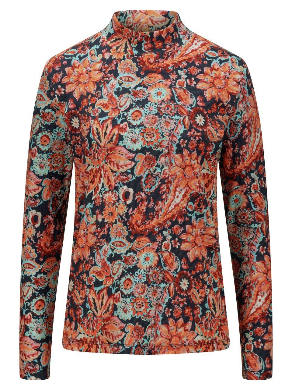 Shirt Stehkragen Peter Hahn blau günstig online kaufen