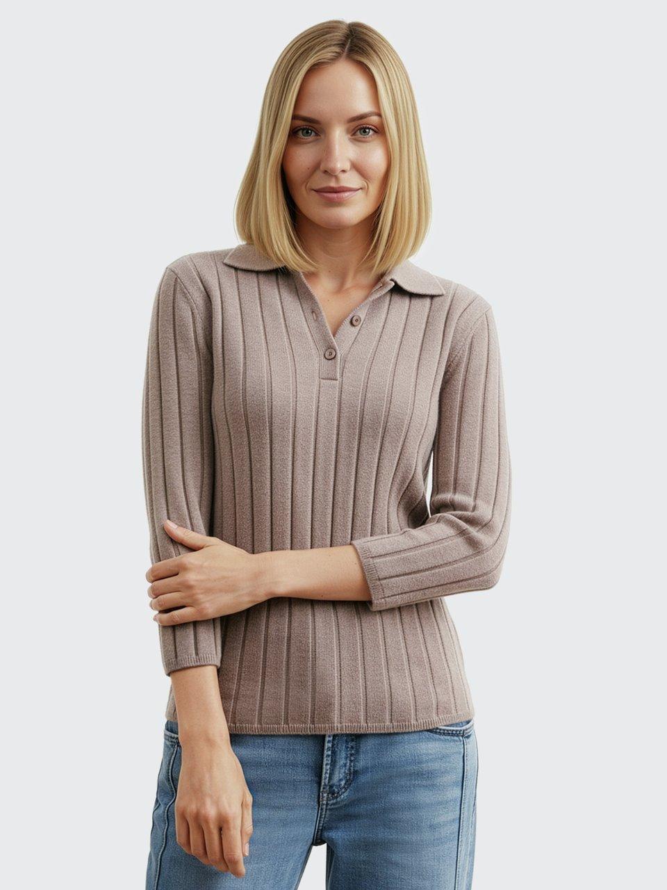 Fadenmeister Berlin - Polo-Pullover aus 100% Kaschmir
